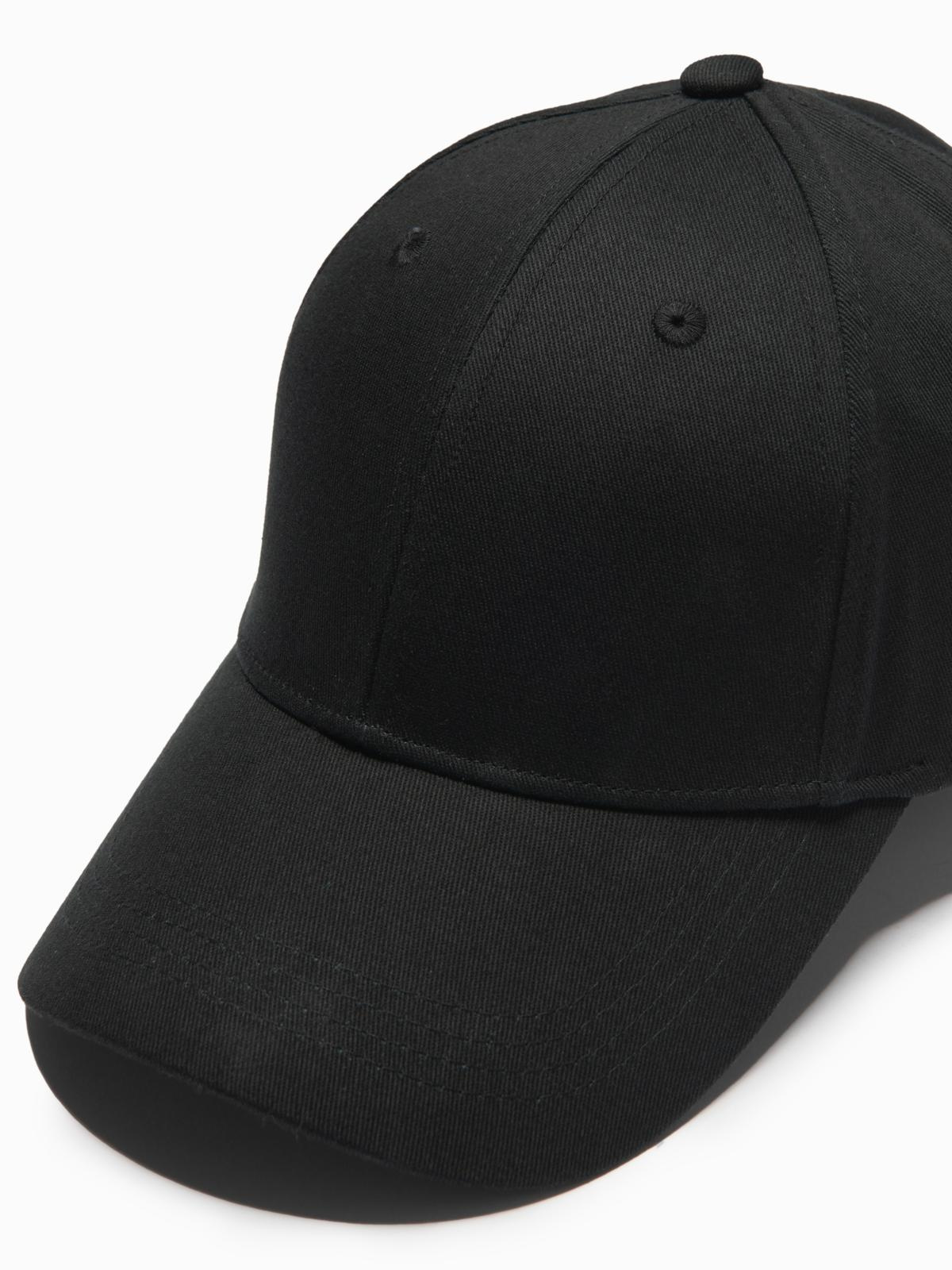 Ombre Men&#039;s one-color baseball cap - black