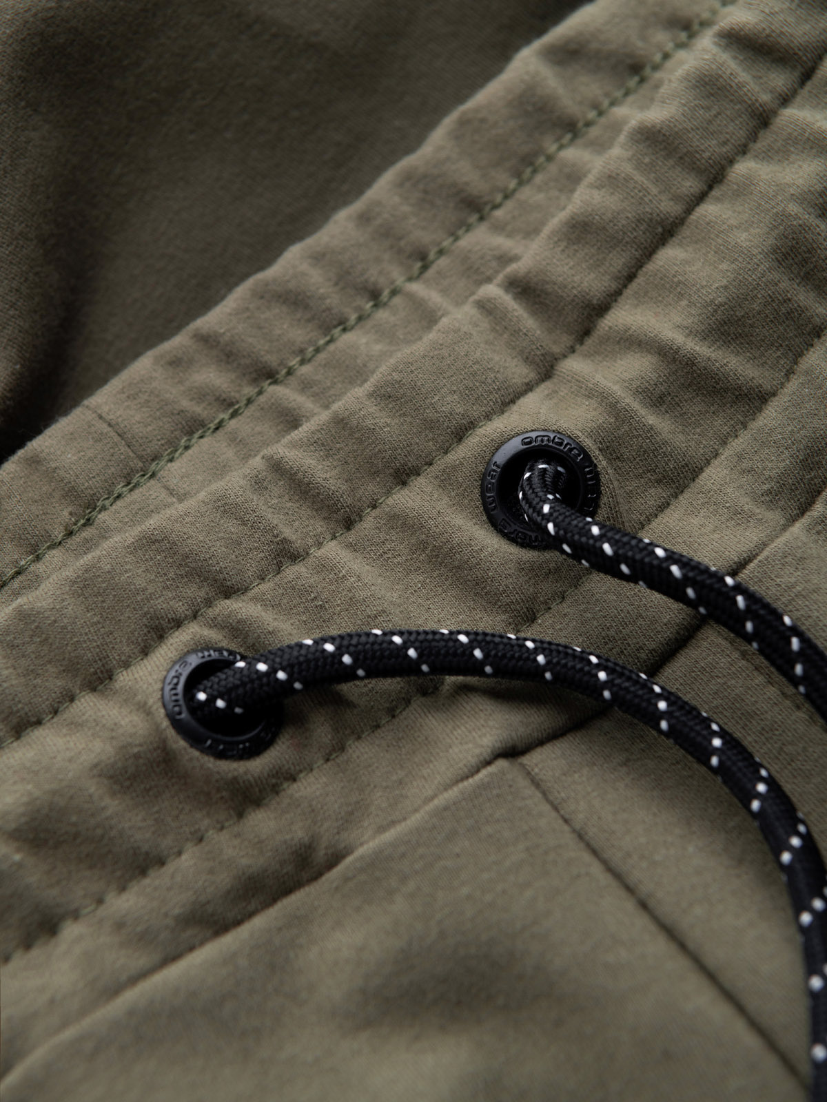 Ombre Men's sweatpants with logo - olive