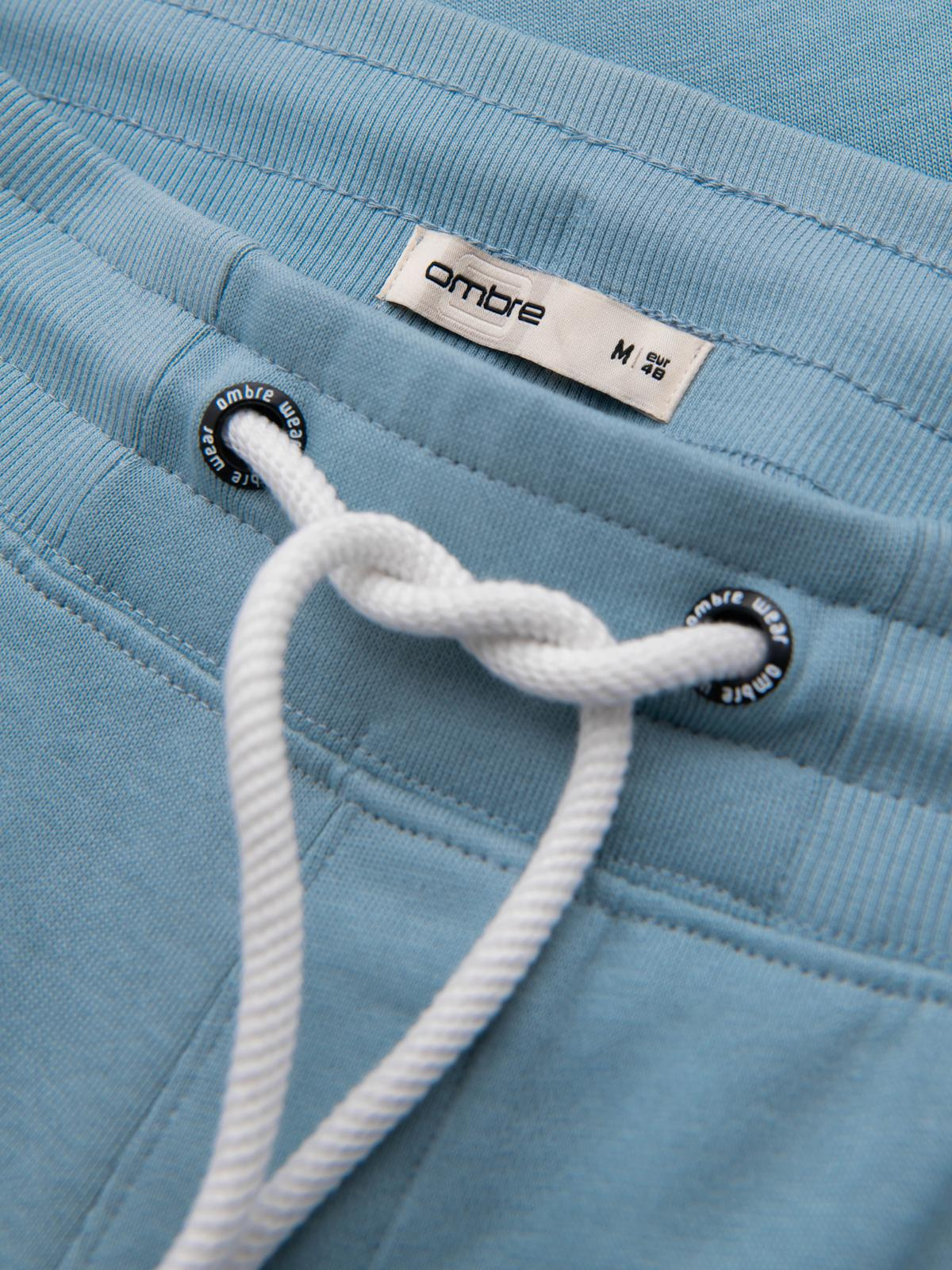 Ombre Men&#039;s sweatpants with unlined leg - light blue