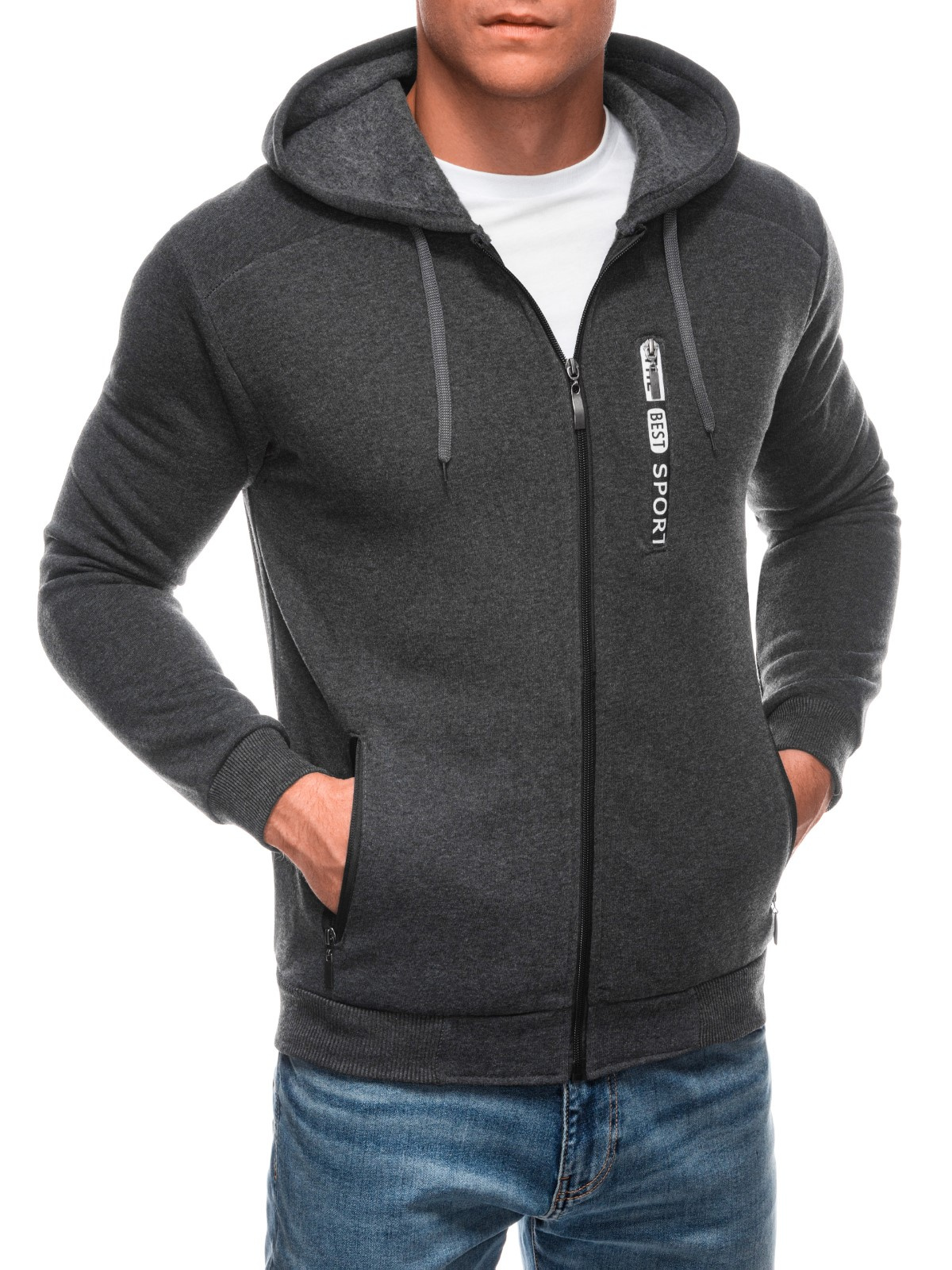 Edoti Men&#039;s hooded sweatshirt