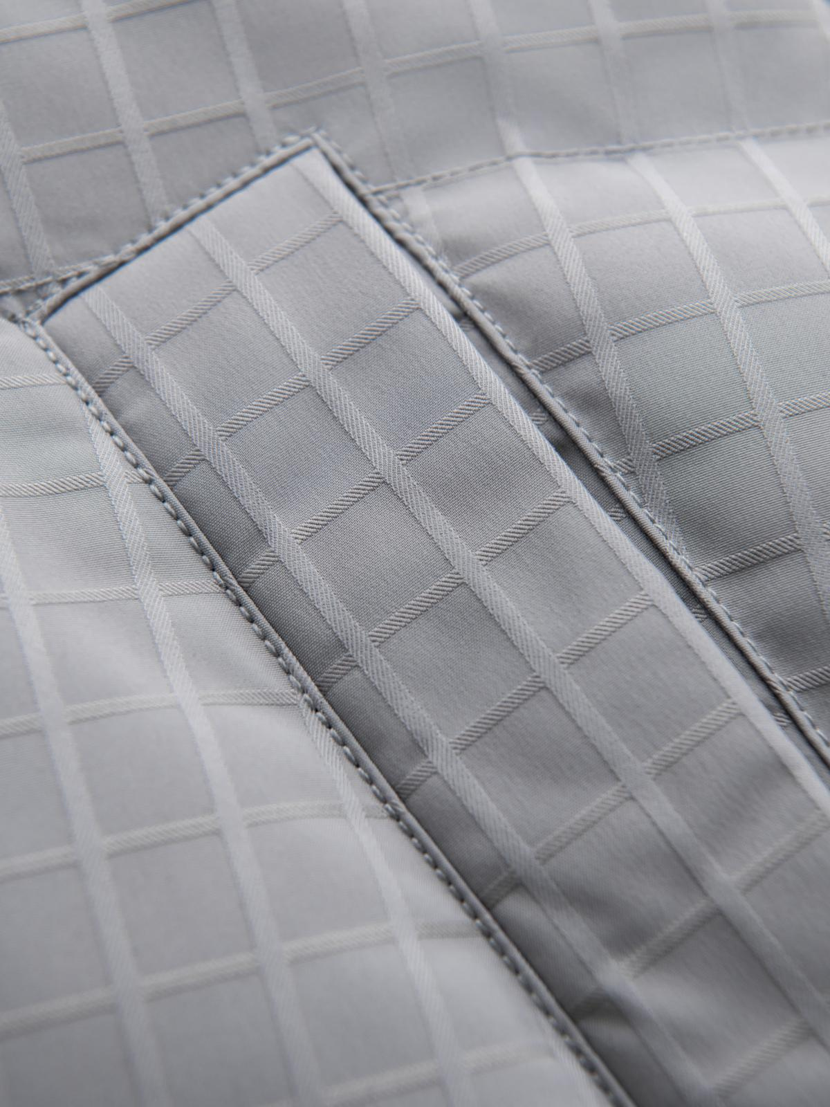 Ombre Outdoor long men's parka jacket - gray