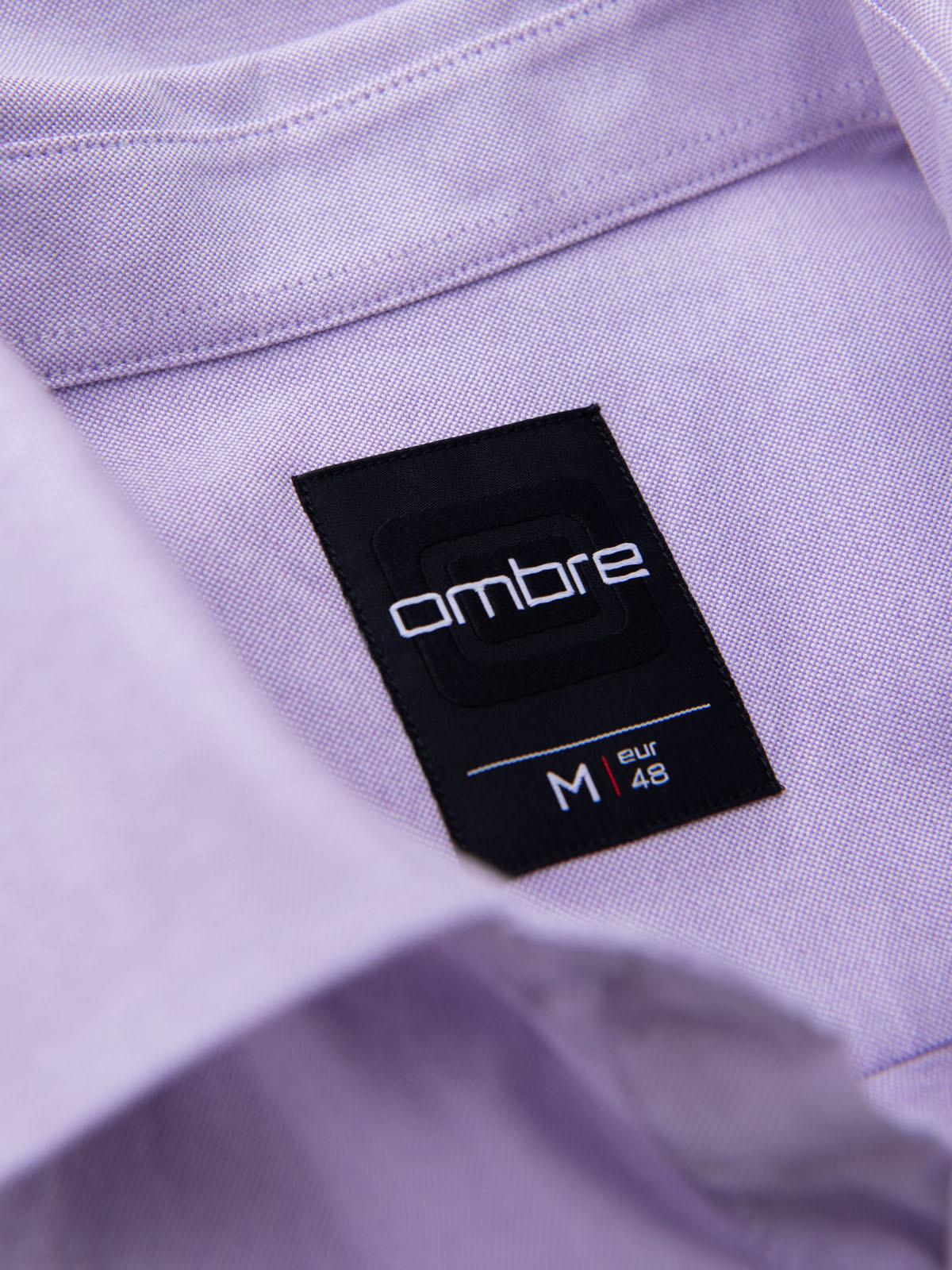 Ombre Men's cotton pastel oxford shirt - lavender