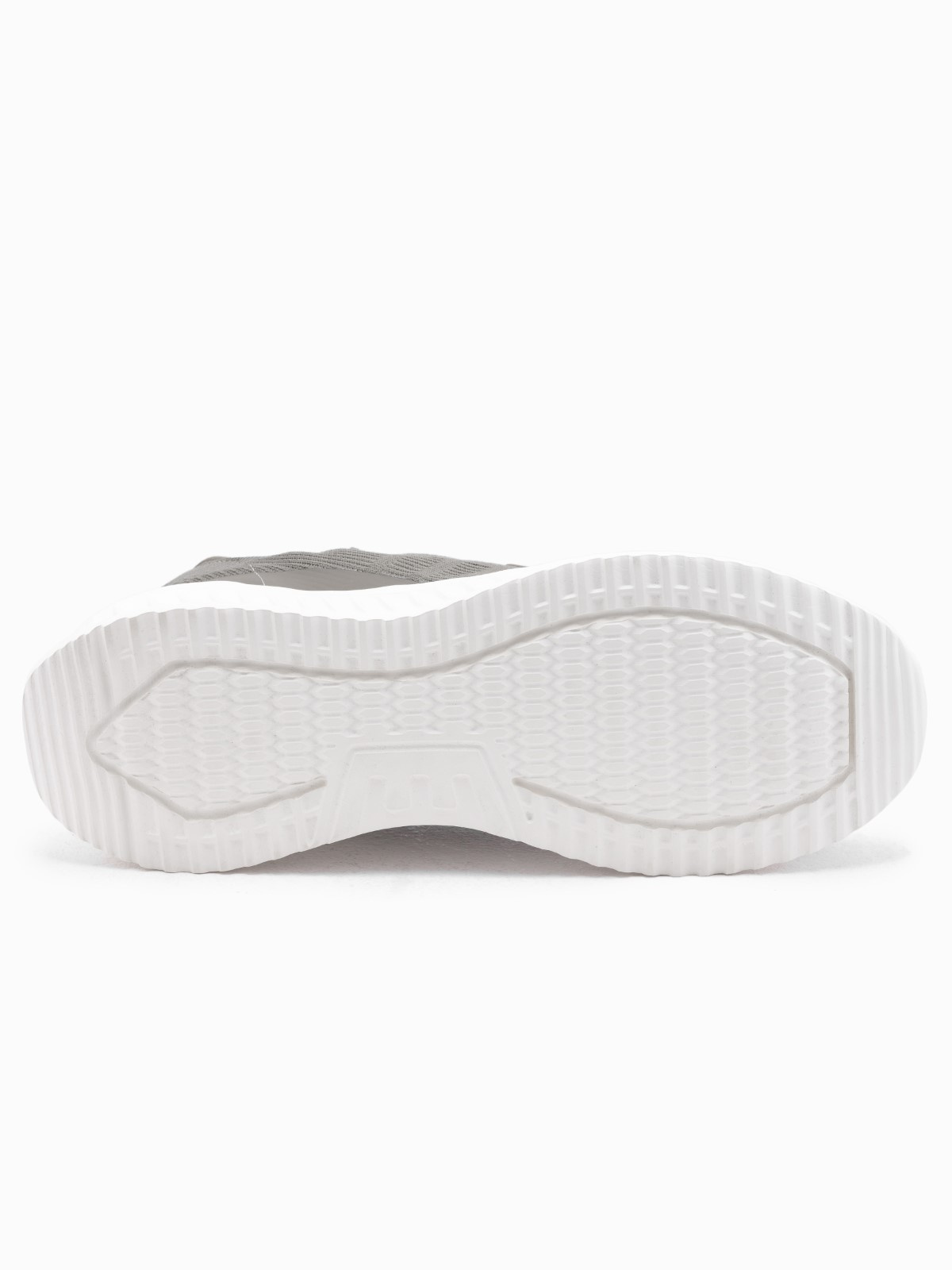 Ombre Męskie buty sneakersy wsuwane wykonane z lekkich materiałów - khaki