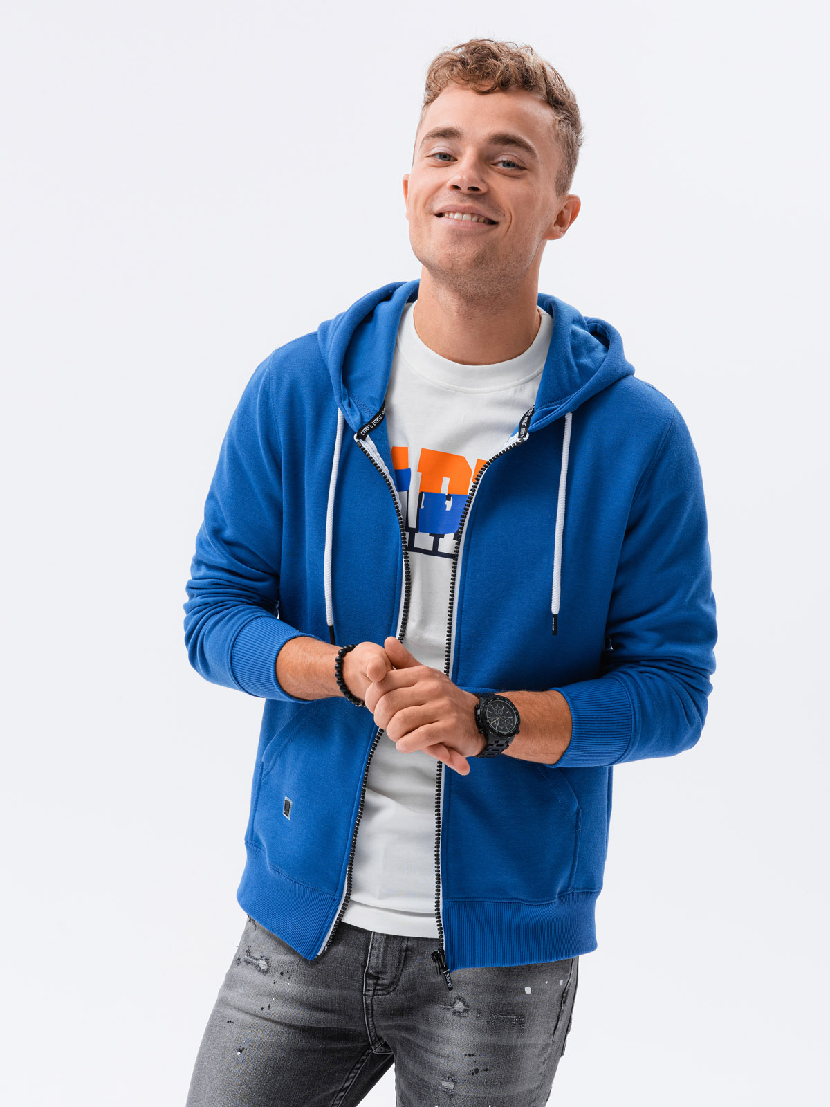 Men's hoodie Ombre Zip-Up