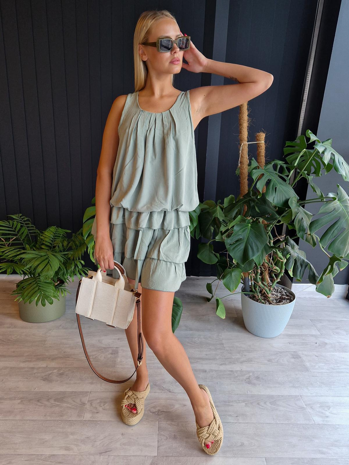 Edoti Petticoat dress with ruffles