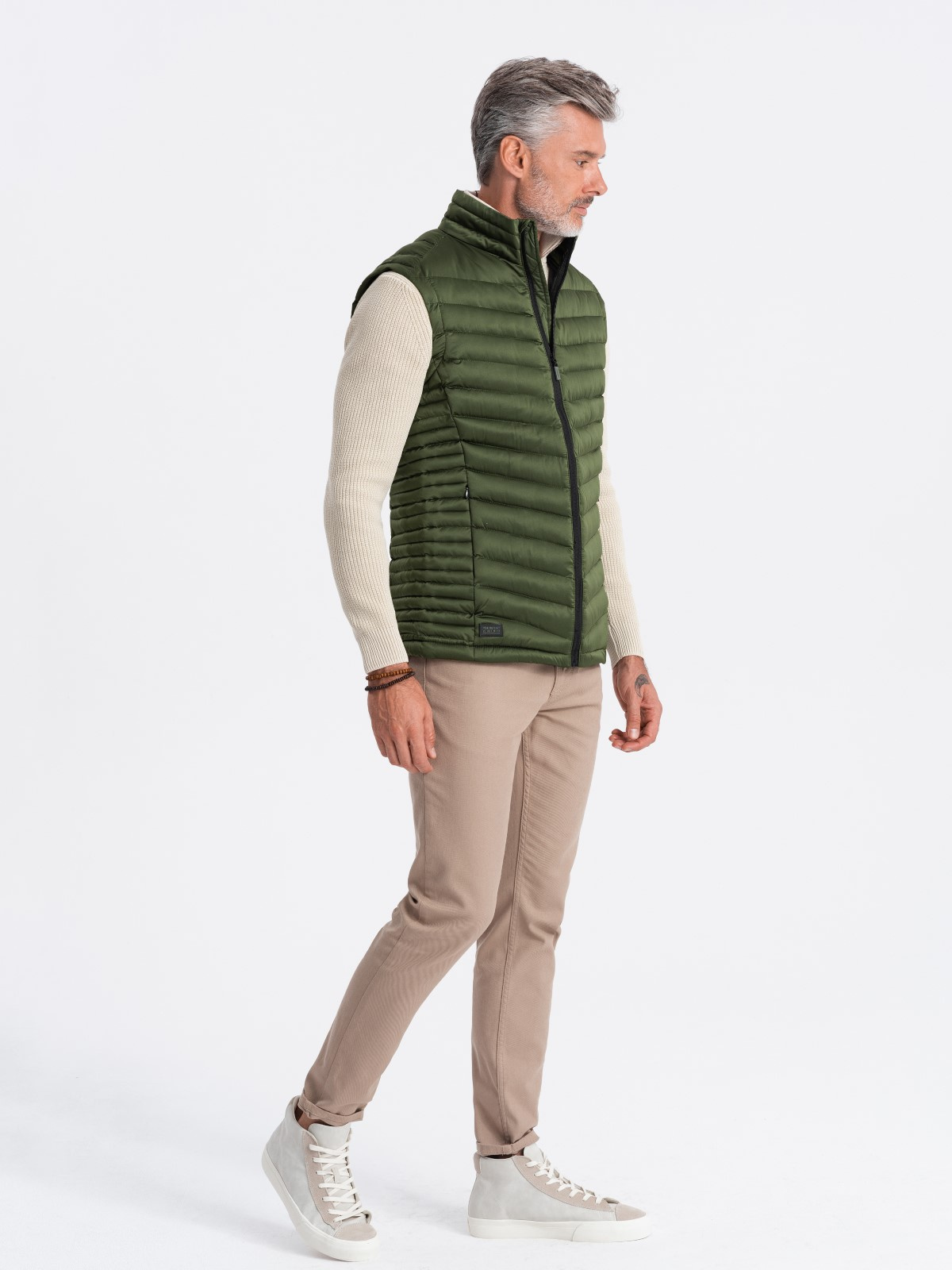 Ombre Men&#039;s quilted sleeveless