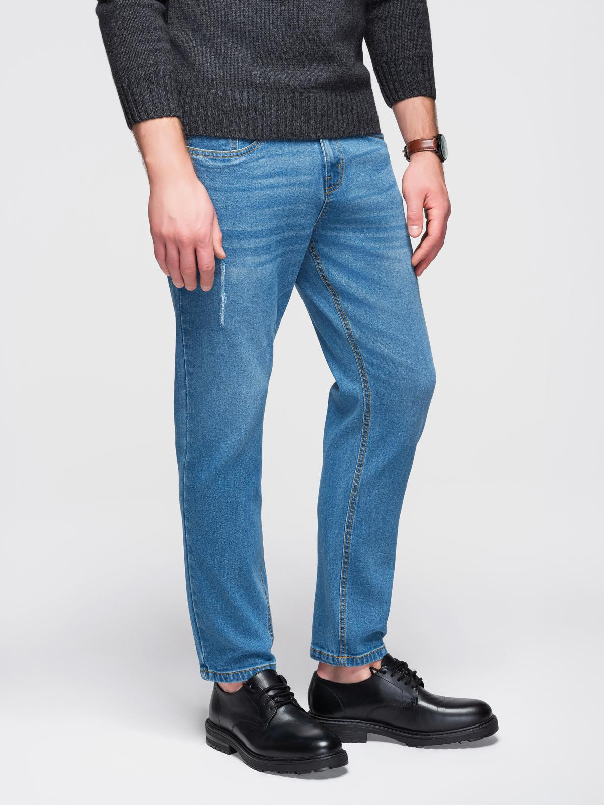 Pánske rifle Ombre Regular Fit modré