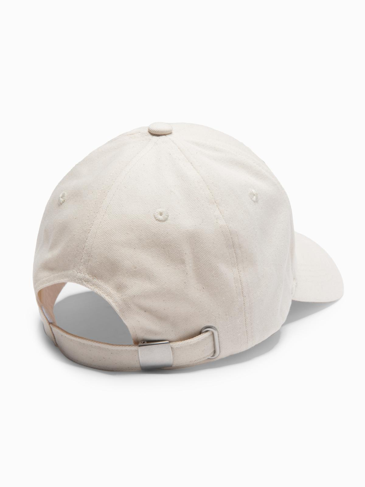 Ombre Men&#039;s baseball cap with large patch - cream