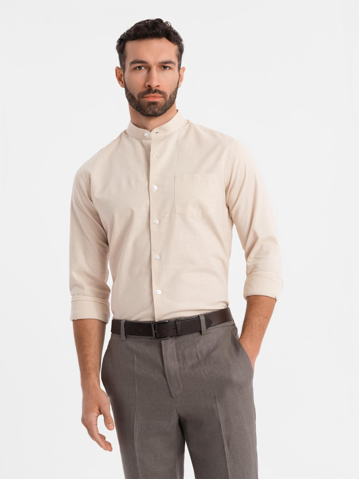 Practică pentru bărbați cămașă Ombre pentru fiecare sezon