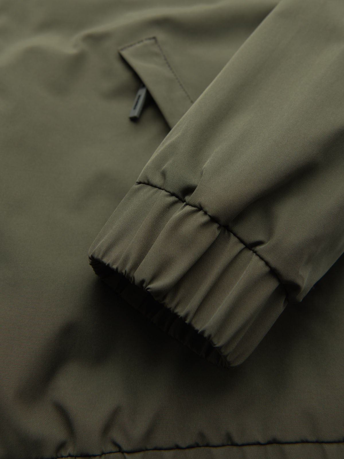 Ombre Men&#039;s functional transitional jacket with hood - olive