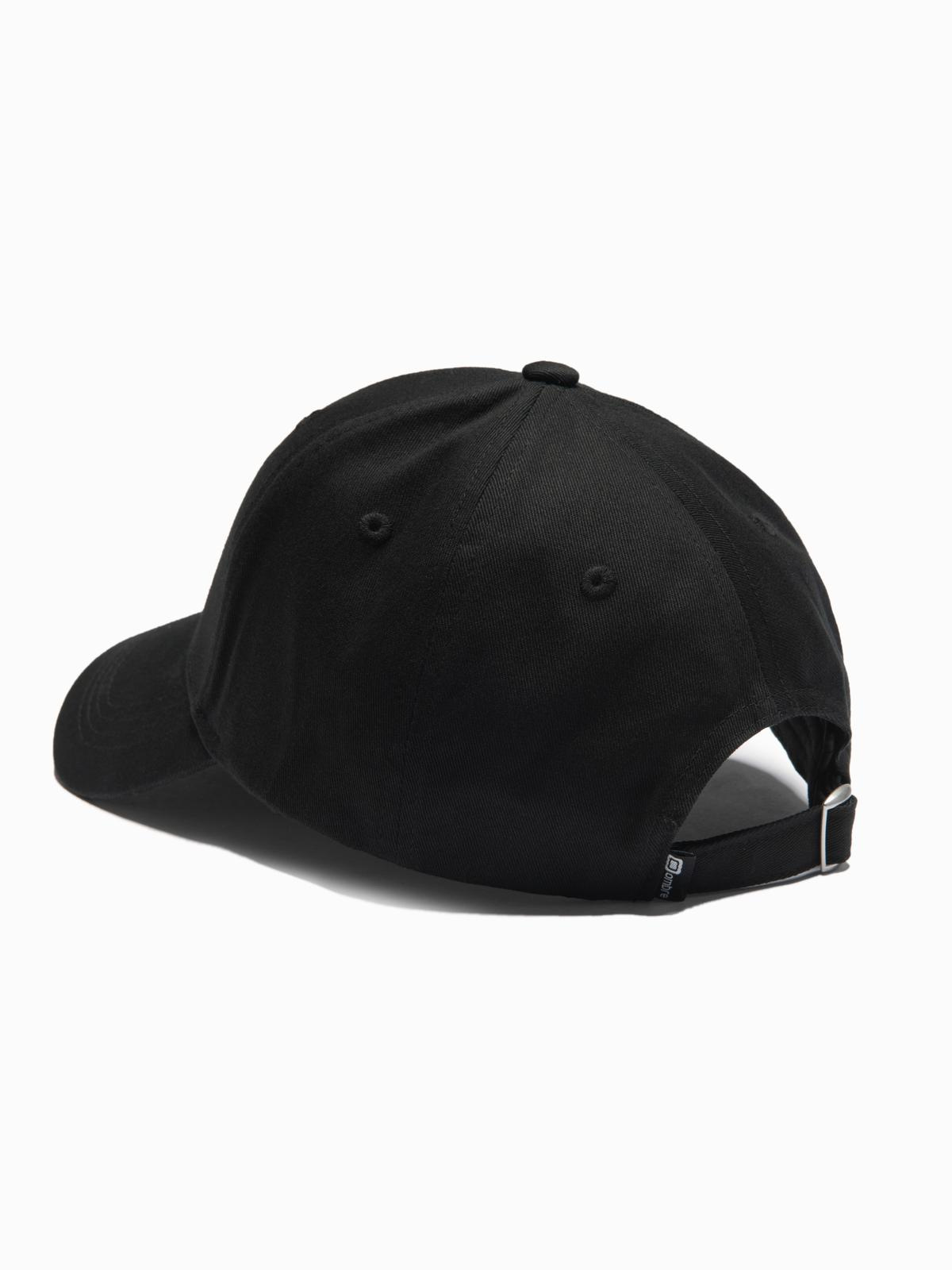 Ombre Men&#039;s one-color baseball cap - black
