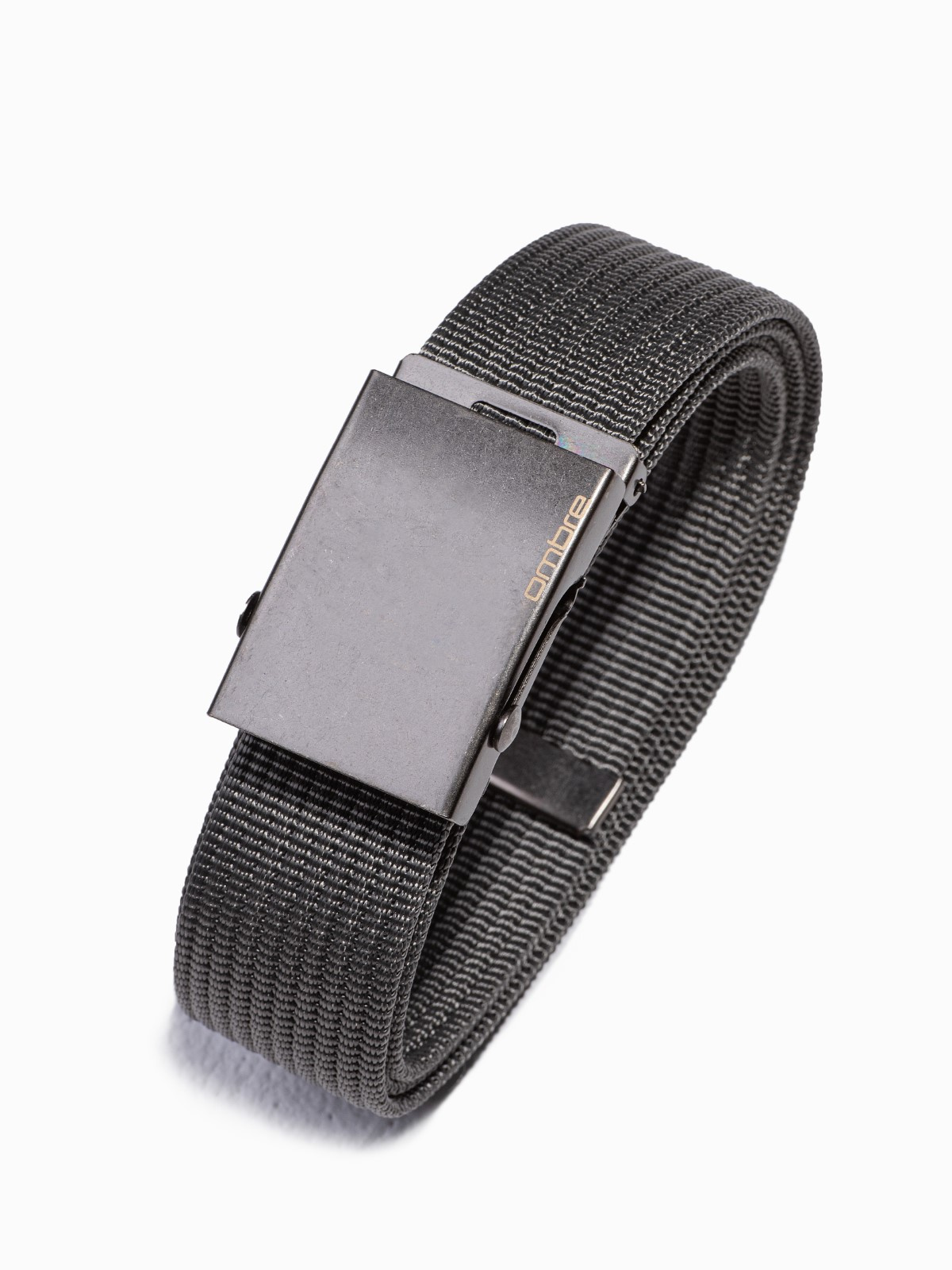 Ombre Men&#039;s belt with metal buckle