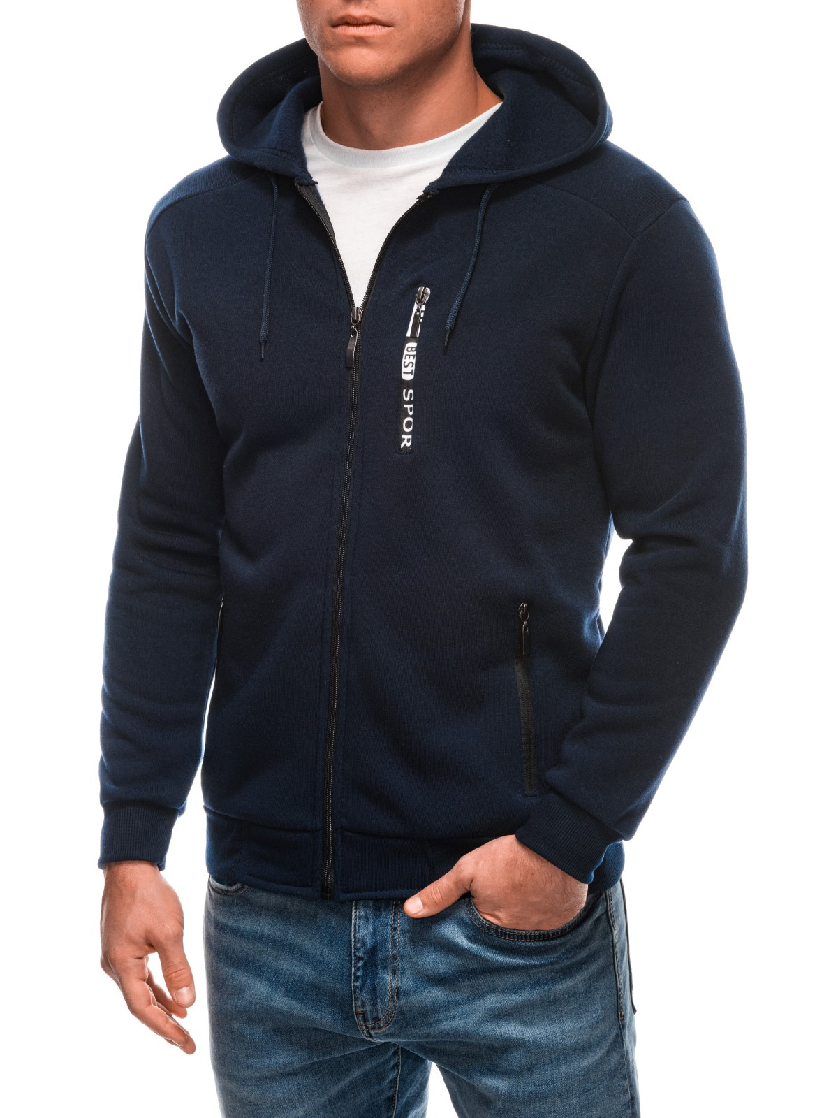 Edoti Men's zip-up sweatshirt