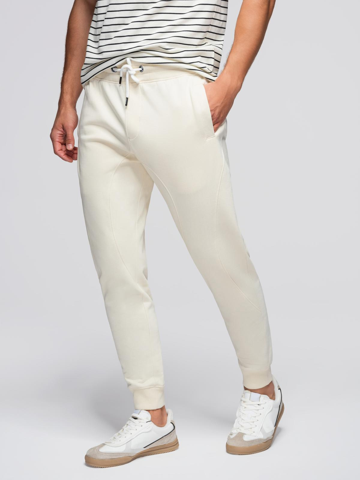 Ombre Men&#039;s jogger sweatpants - cream