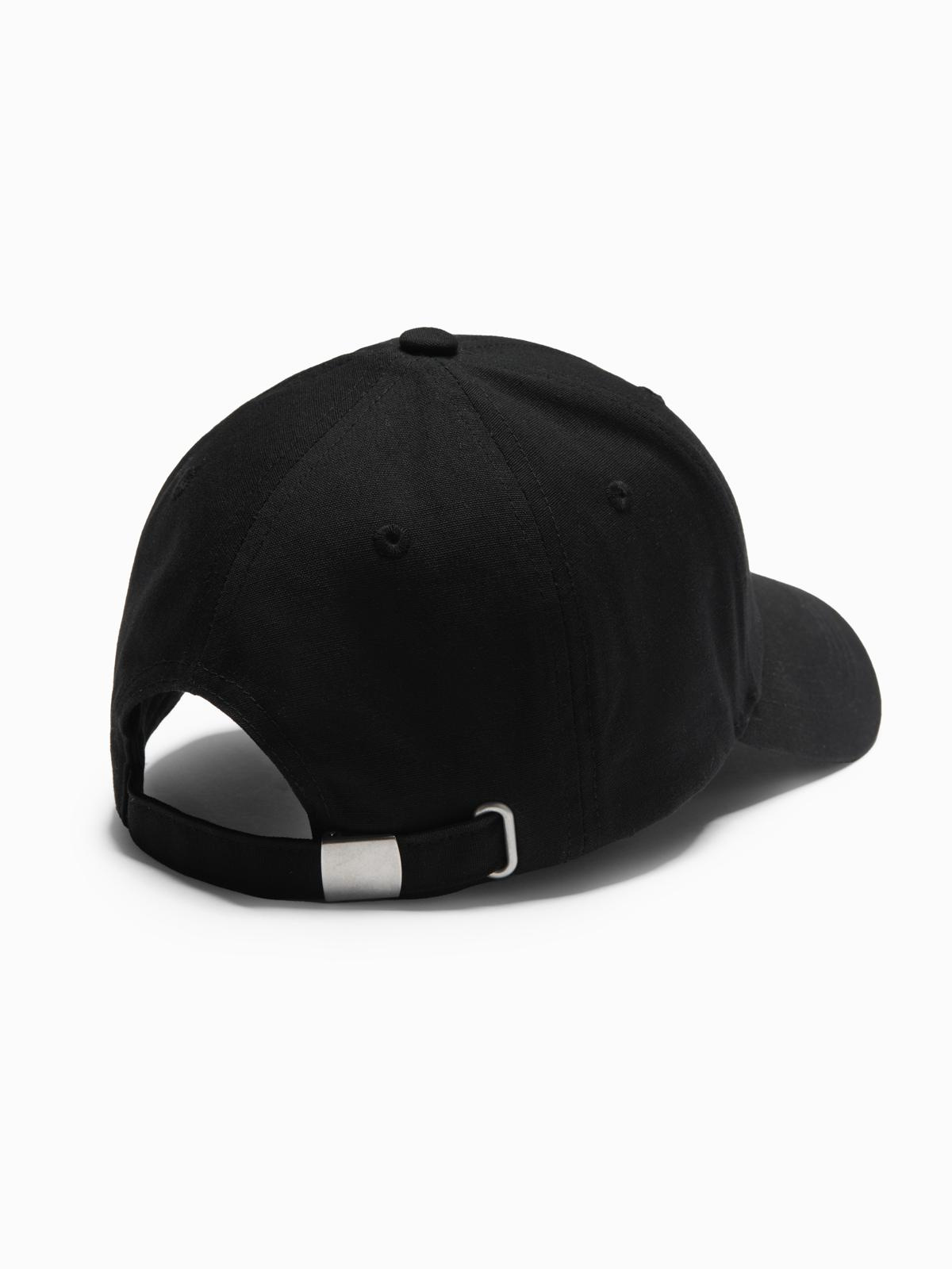 Ombre Men's baseball cap with patch - black