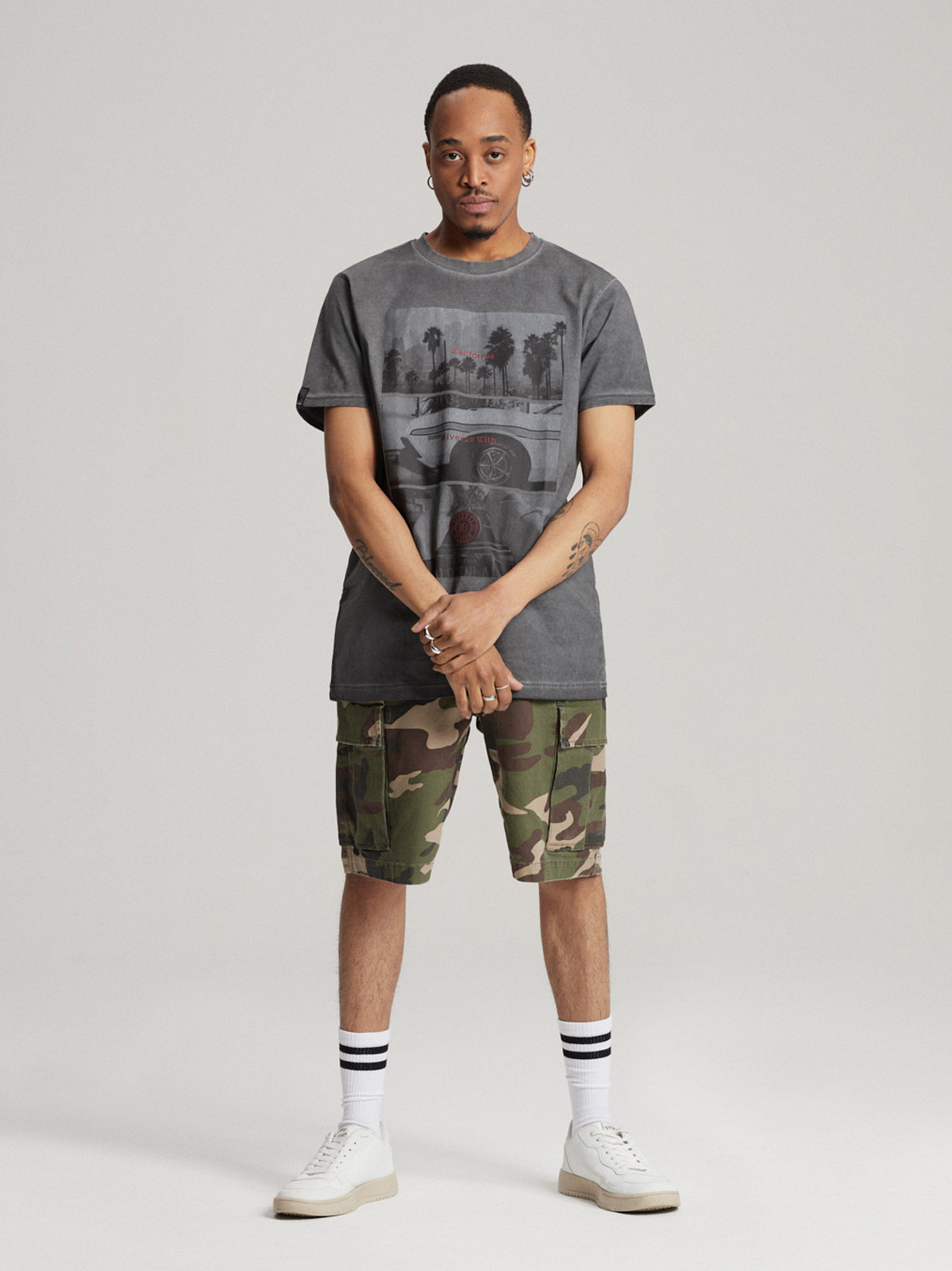 Diverse Men's printed T-shirt JACKALSS E