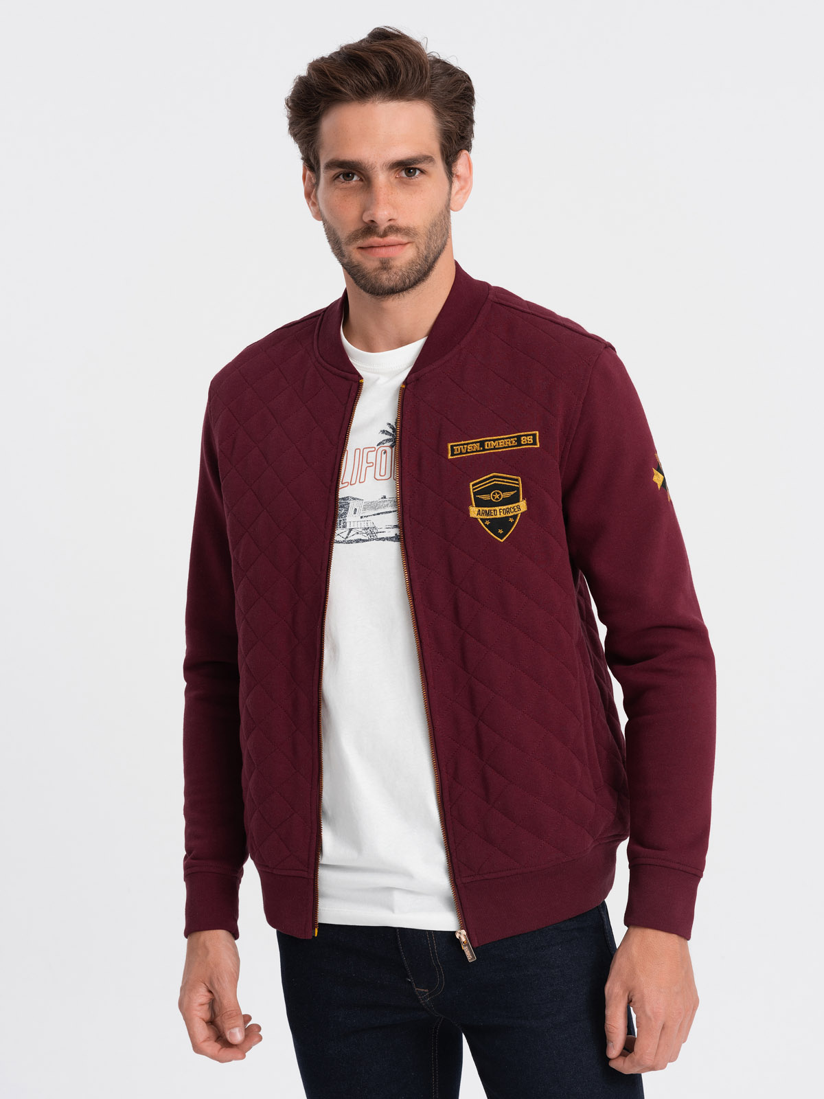 Ombre Men's zip-up sweatshirt