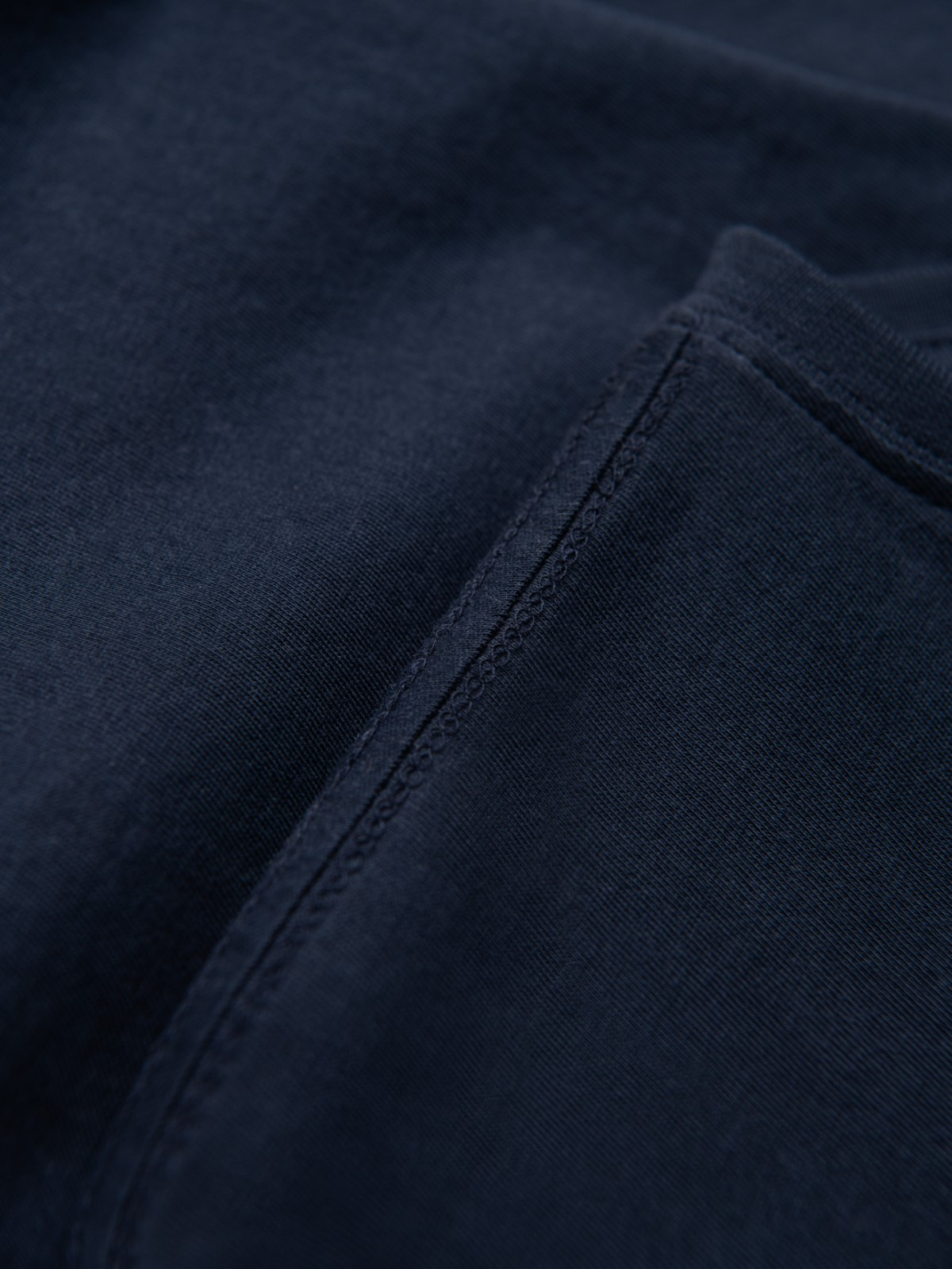 Ombre Classic BASIC men's cotton T-shirt - navy blue