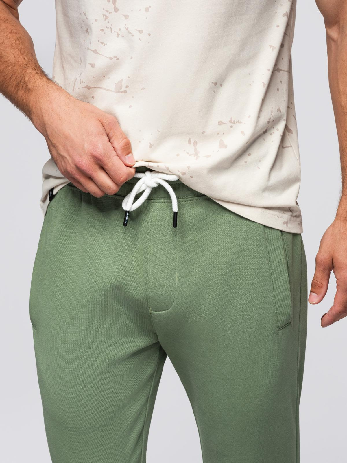 Ombre Men's sweatpants with unlined leg - green