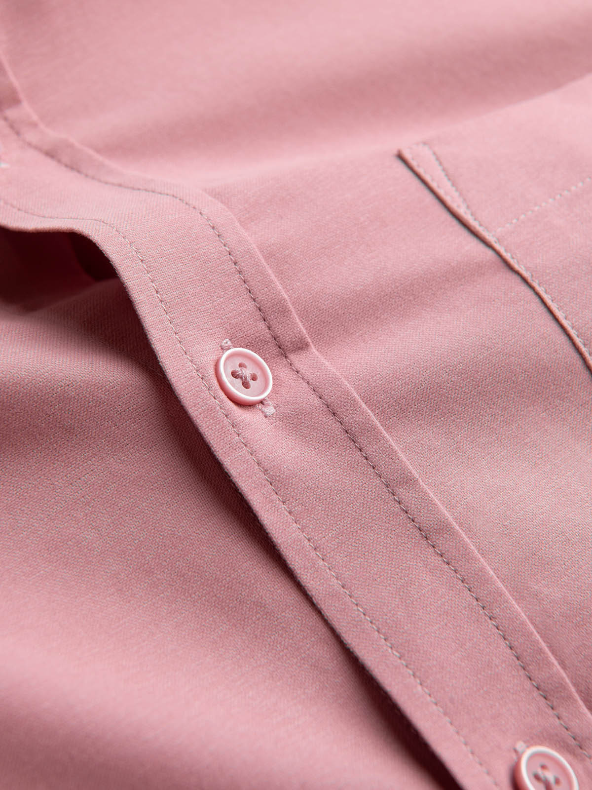 Ombre Men's REGULAR FIT cotton shirt with pocket - pink
