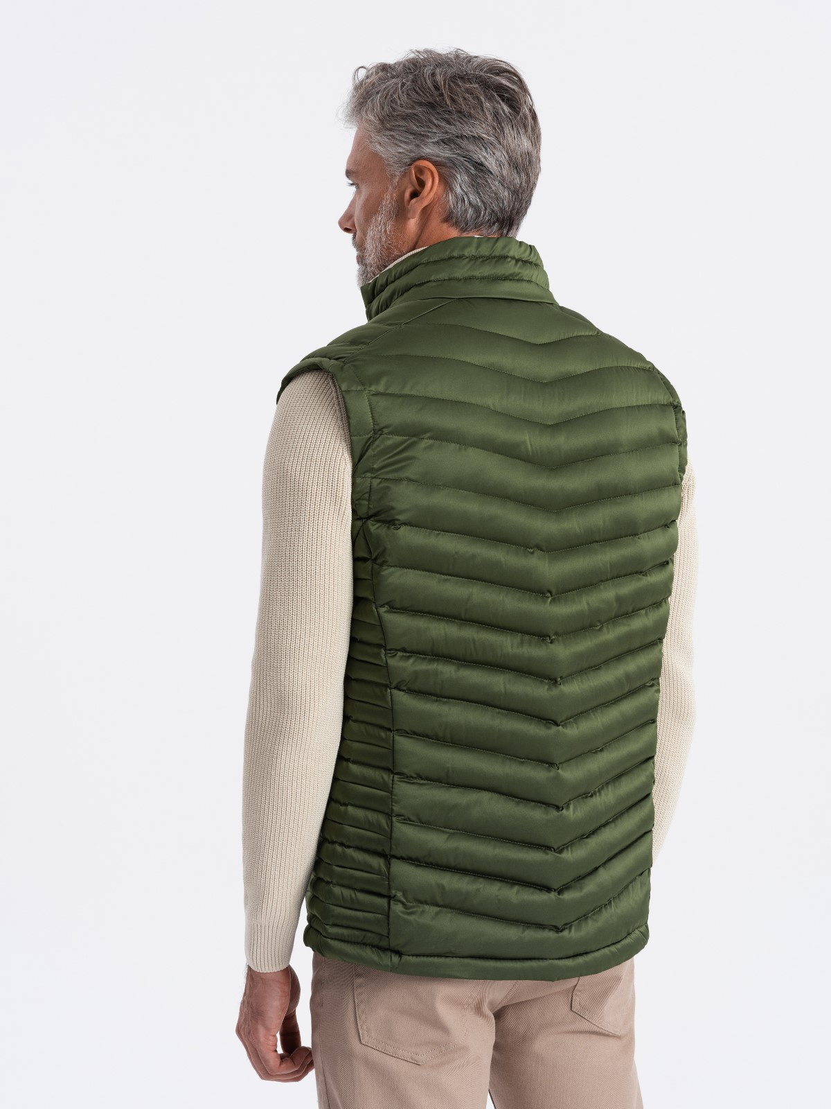 Ombre Men&#039;s quilted sleeveless