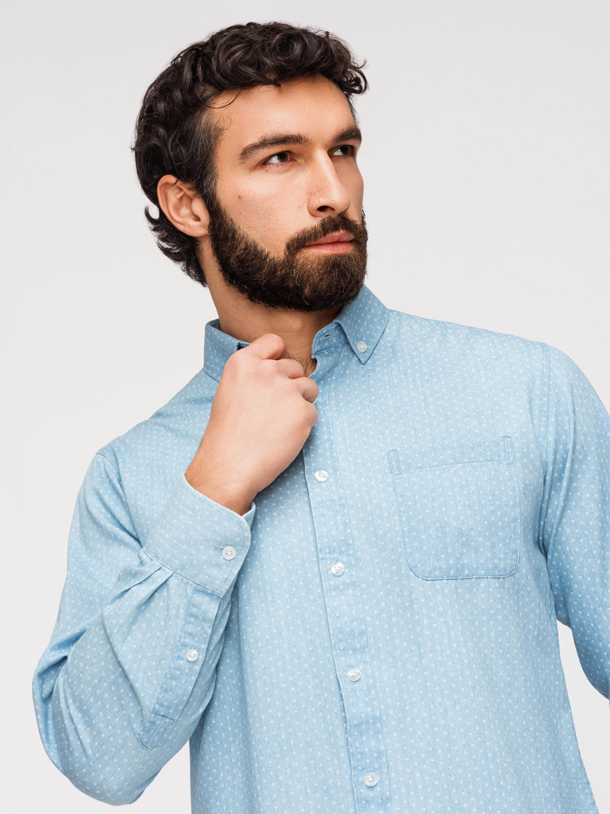 Ombre pentru bărbați cămașă – durabilă