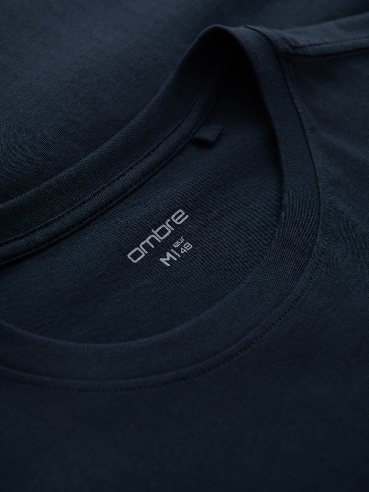 Ombre Men&#039;s motorcycle style printed t-shirt - navy blue