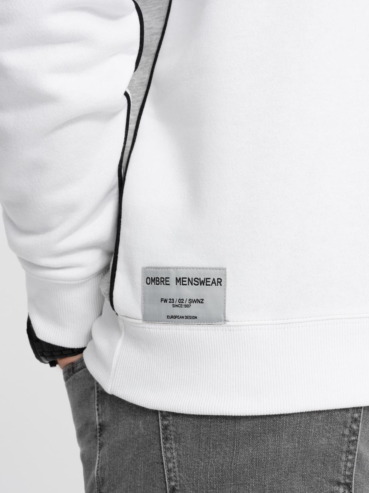 Ombre Men's OVERSIZE sweatshirt with contrasting color combination