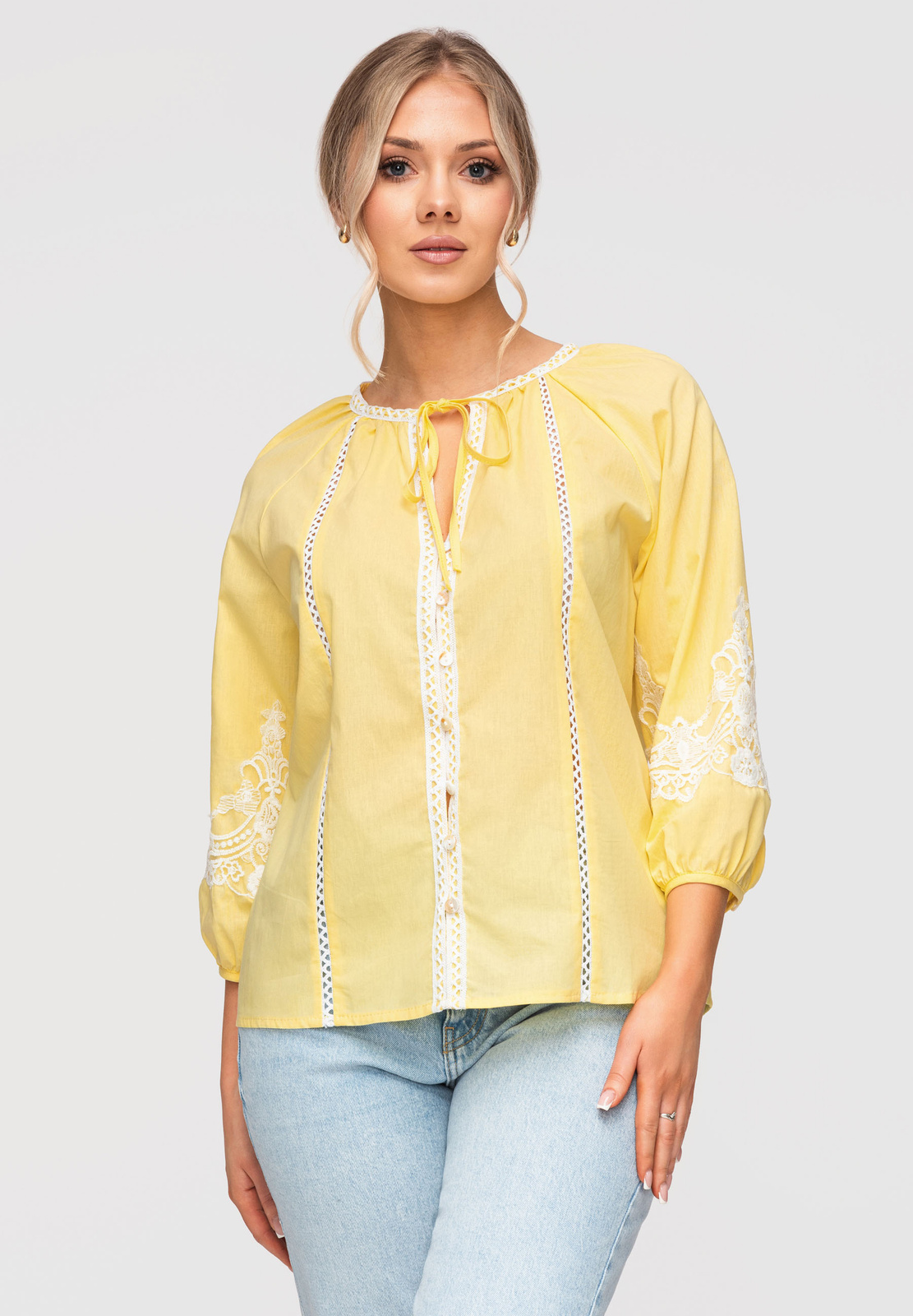 Atemporală pentru femei bluză Edoti – design funcțională