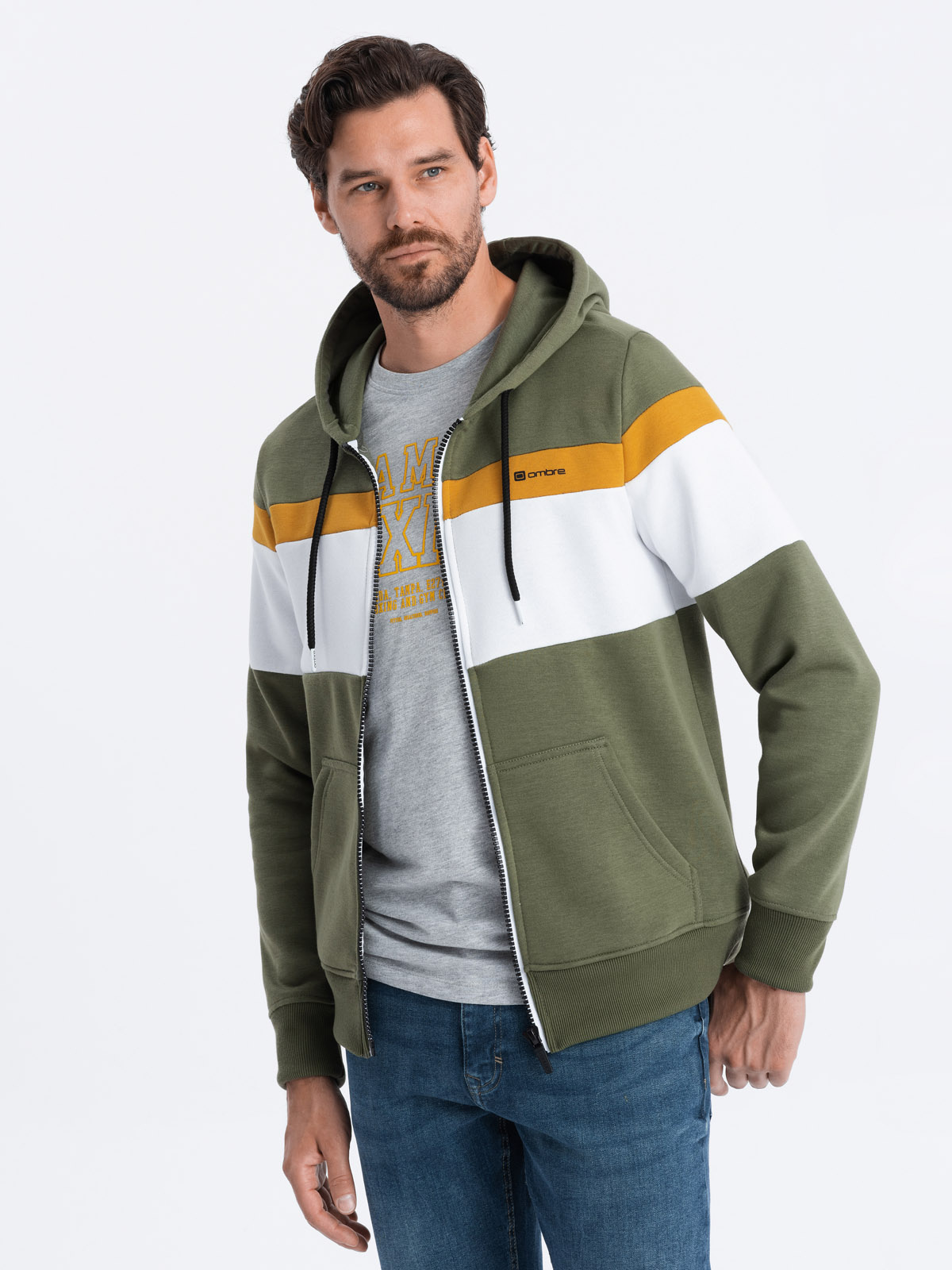 Ombre Men's hooded sweatshirt