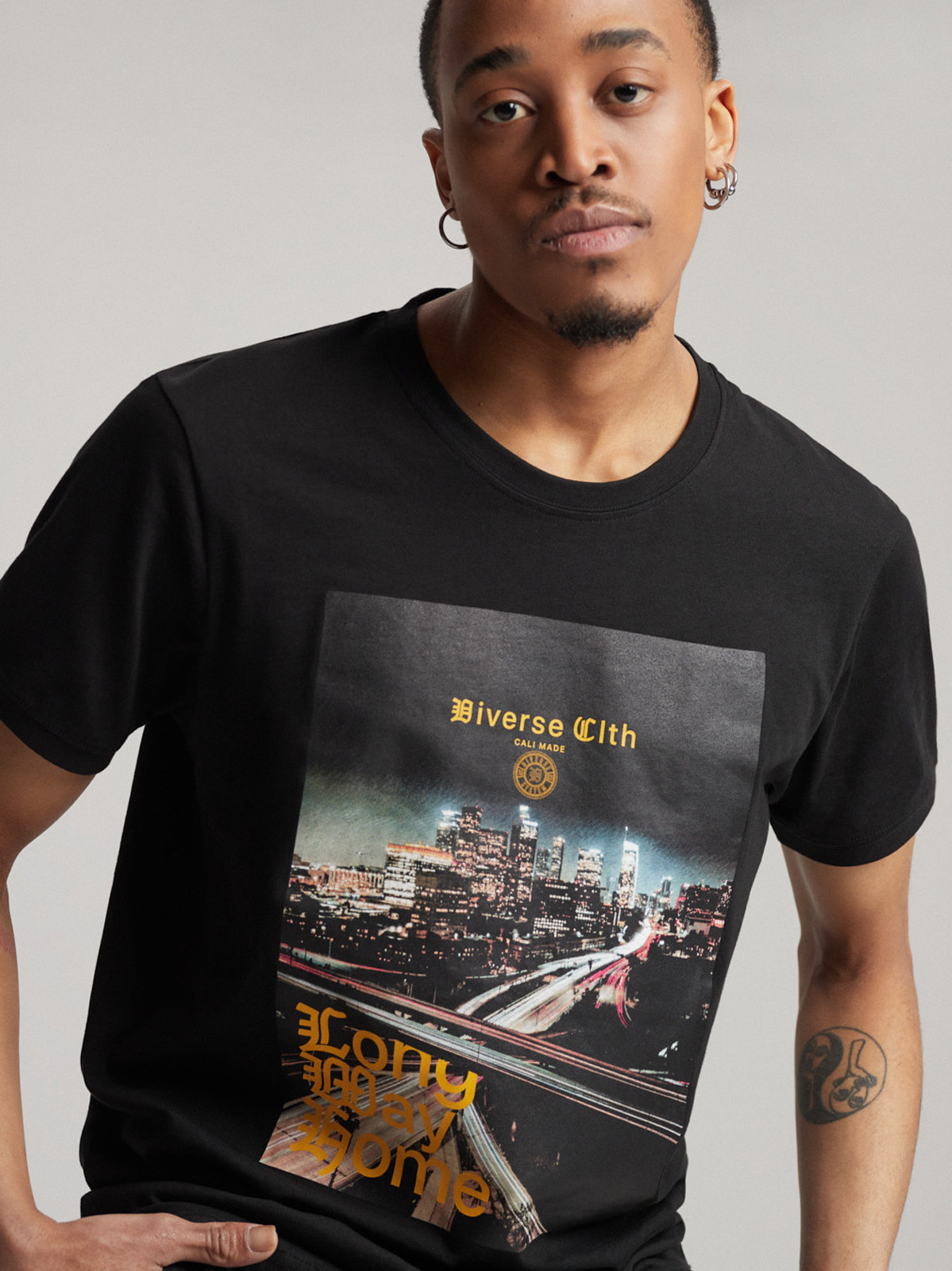 Diverse Men's printed T-shirt JACKALSS C
