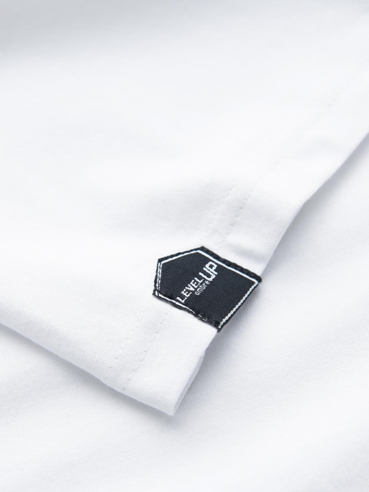 Ombre Men&#039;s longsleeve with contrast raglan sleeves - white and navy