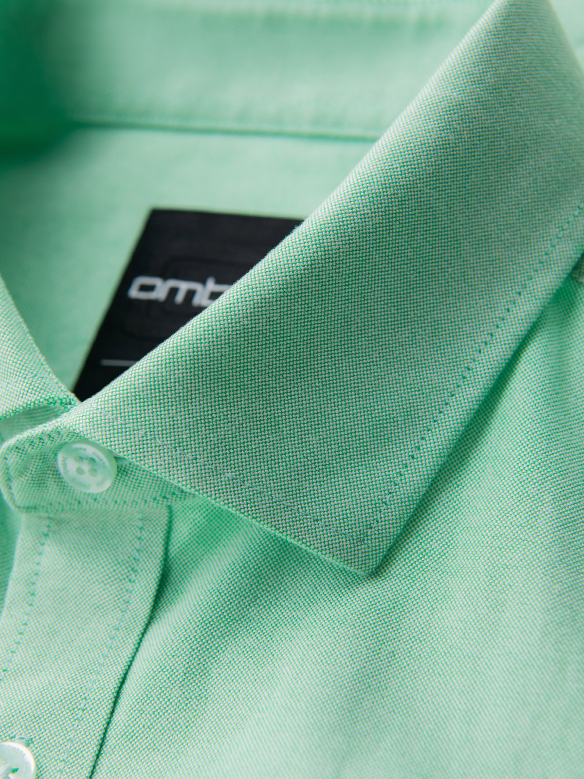 Ombre Men&#039;s pastel cotton oxford shirt - mint
