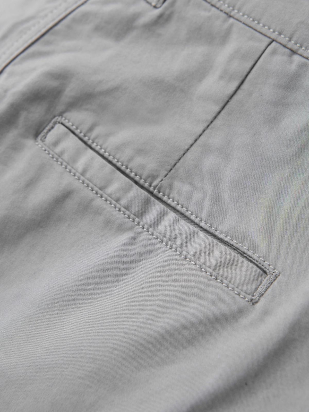 Ombre Men's classic chino shorts with rolled up leg - grey