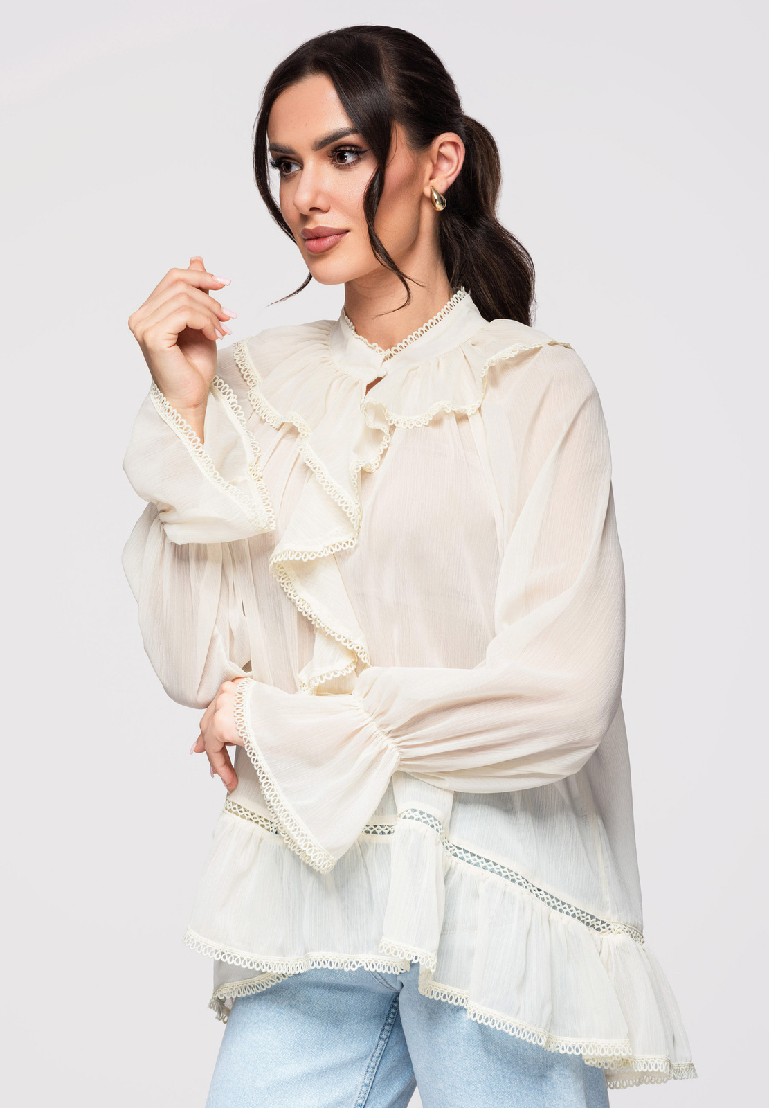 Pentru femei bluză Edoti – fiabilă