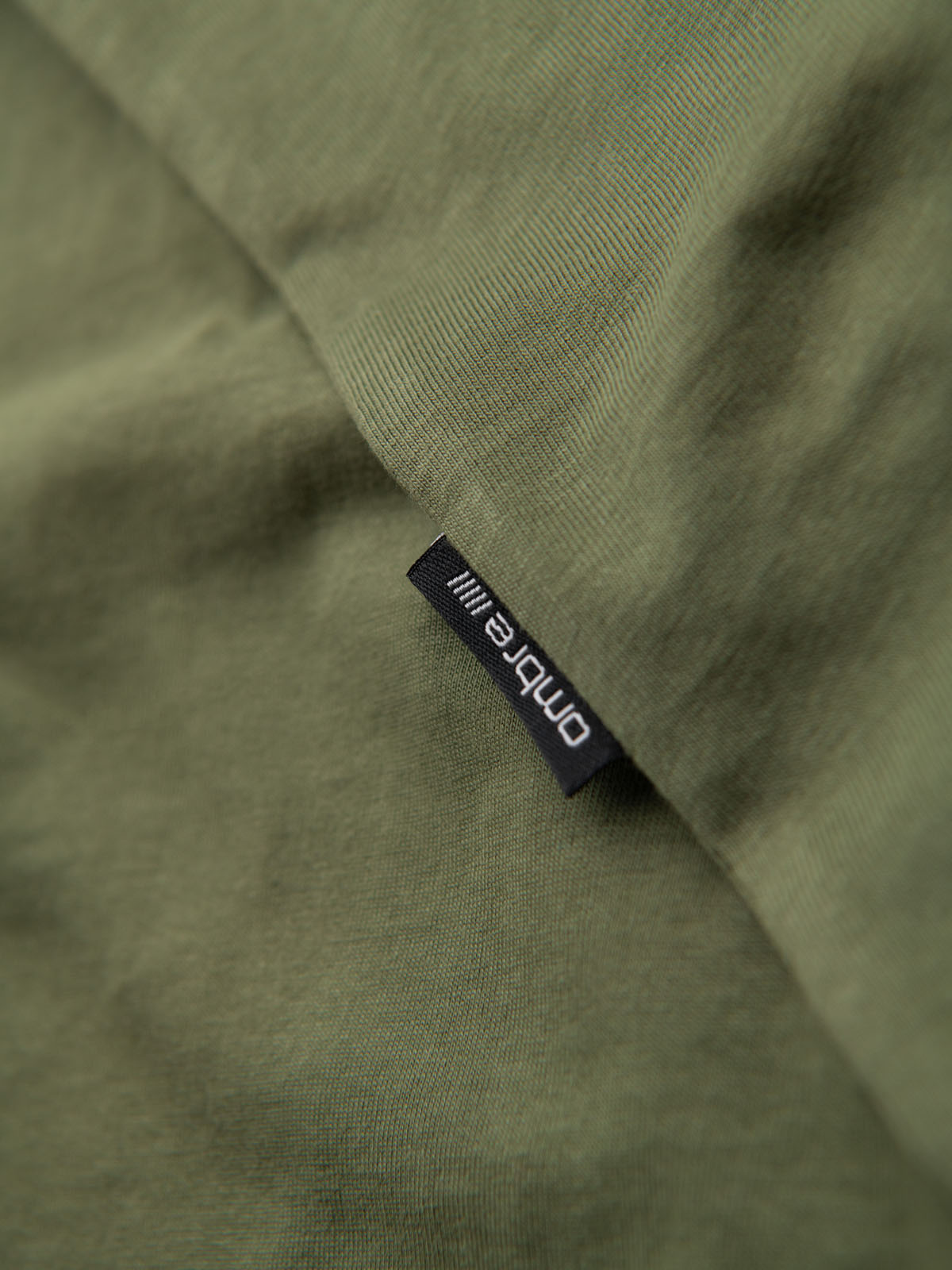 Ombre BASIC men's classic cotton T-shirt - khaki