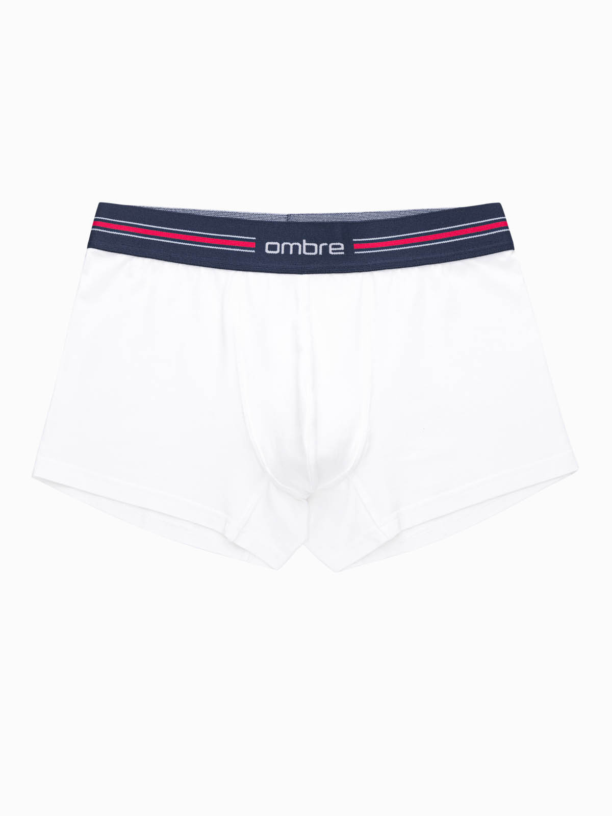 Ombre Classic fit men&#039;s boxer shorts with striped elastic band - 3 pack mix OM-UNBO