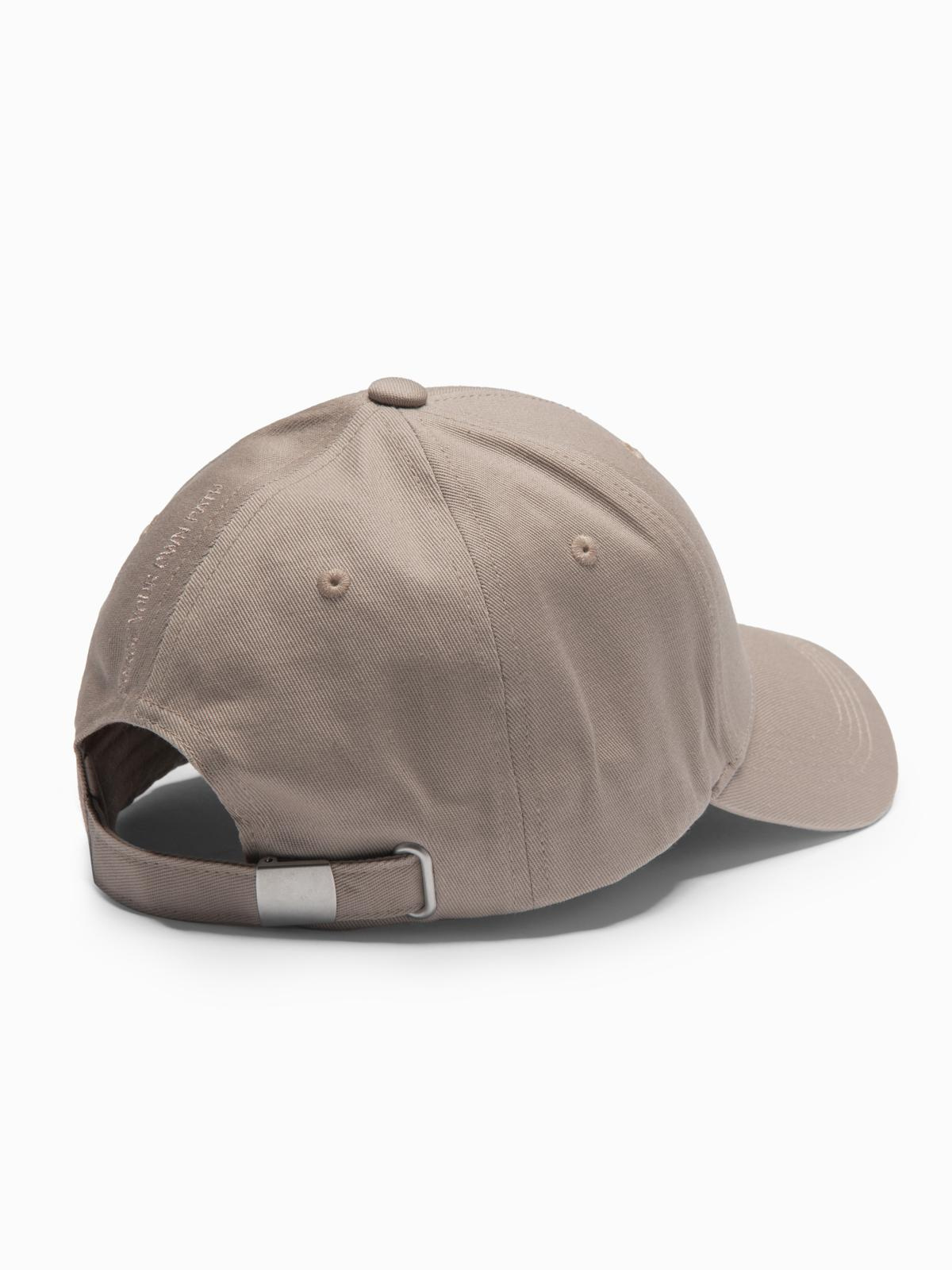 Ombre Men's baseball cap with decorative embroidery - ash