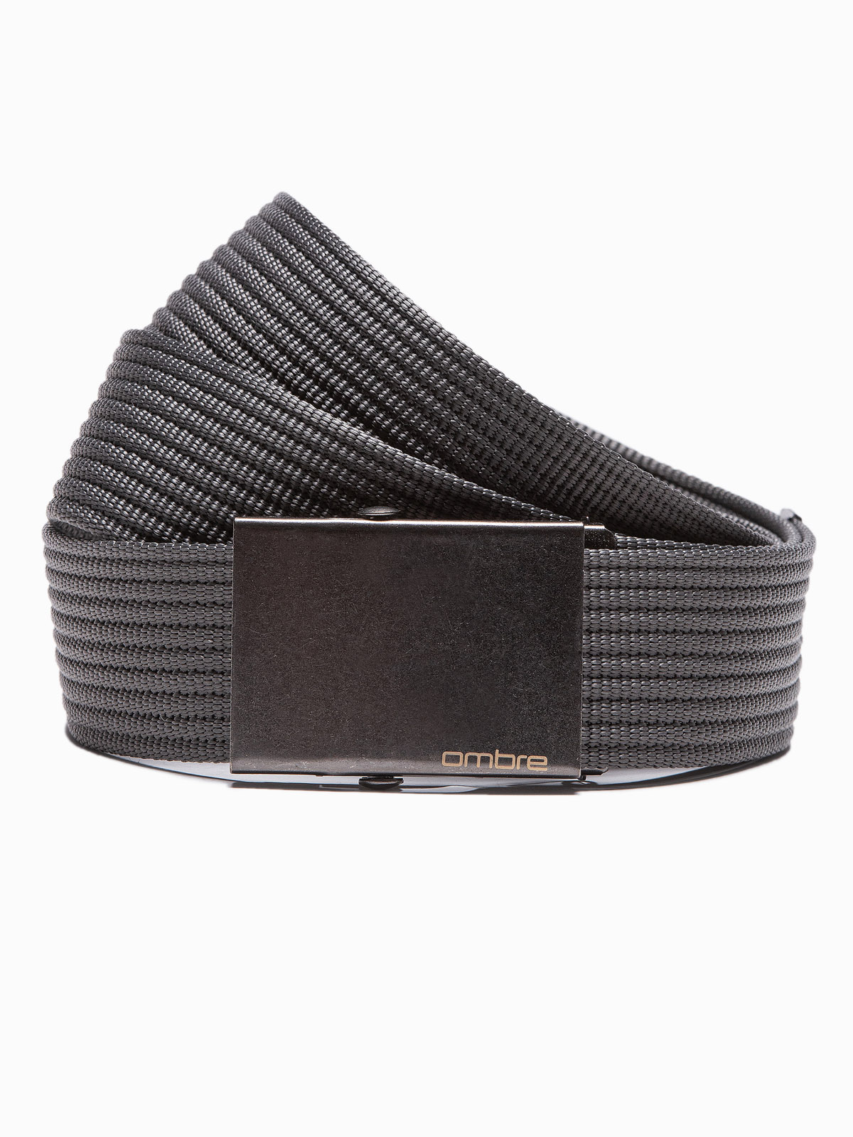 Ombre Men's belt with metal buckle