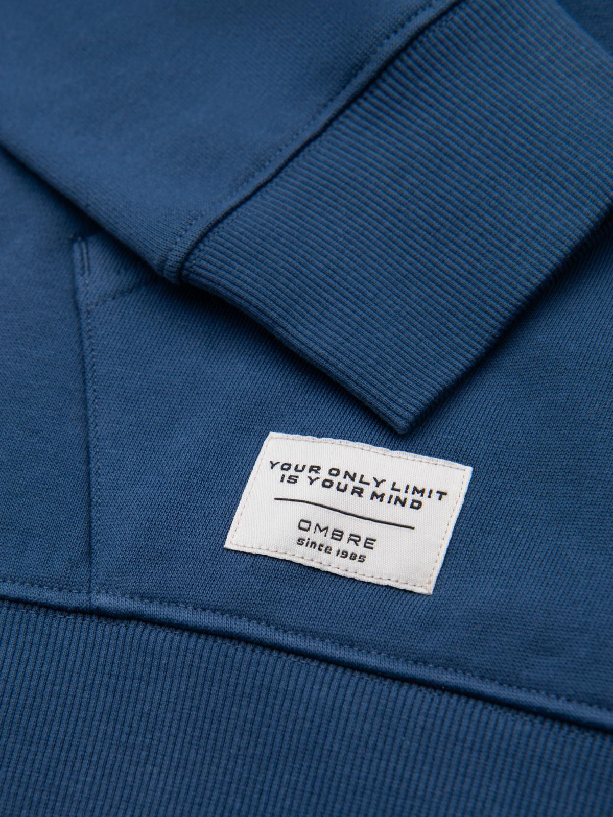 Ombre BASIC men's kangaroo hooded sweatshirt