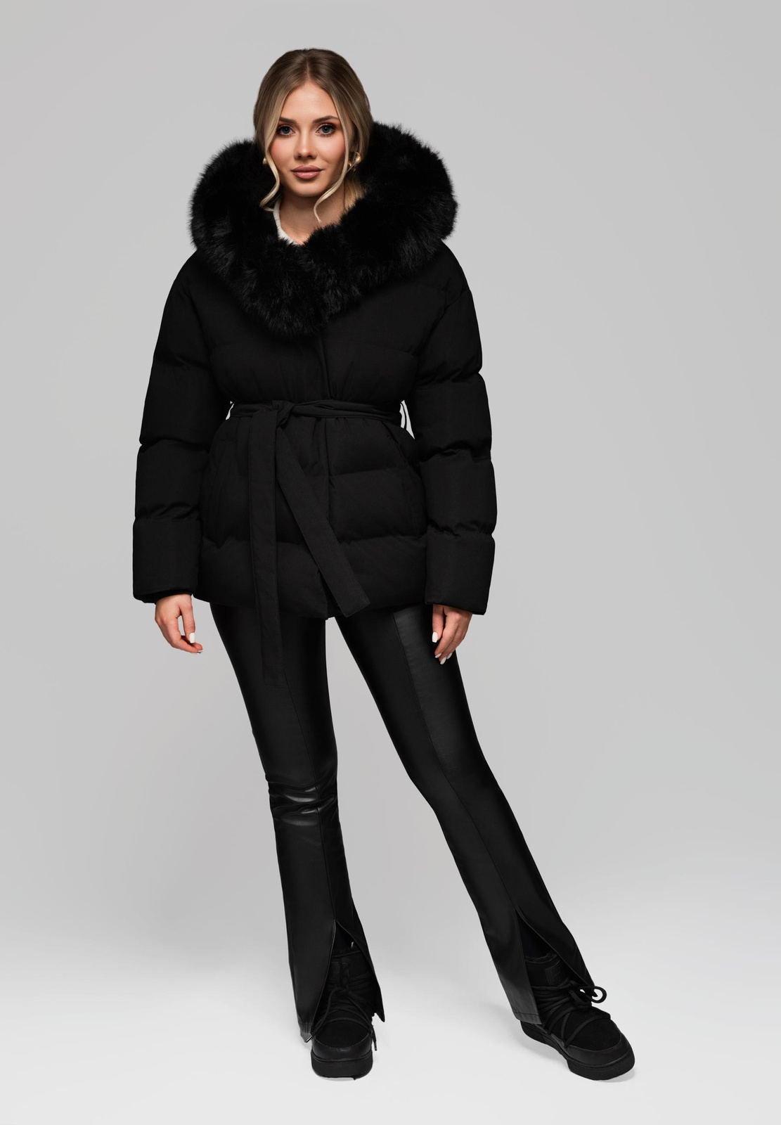 Edoti Women's insulated jacket with fur OW-JALP-0103 v2
