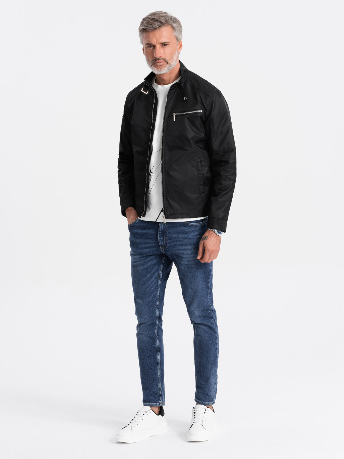 Ombre Men&#039;s biker jacket