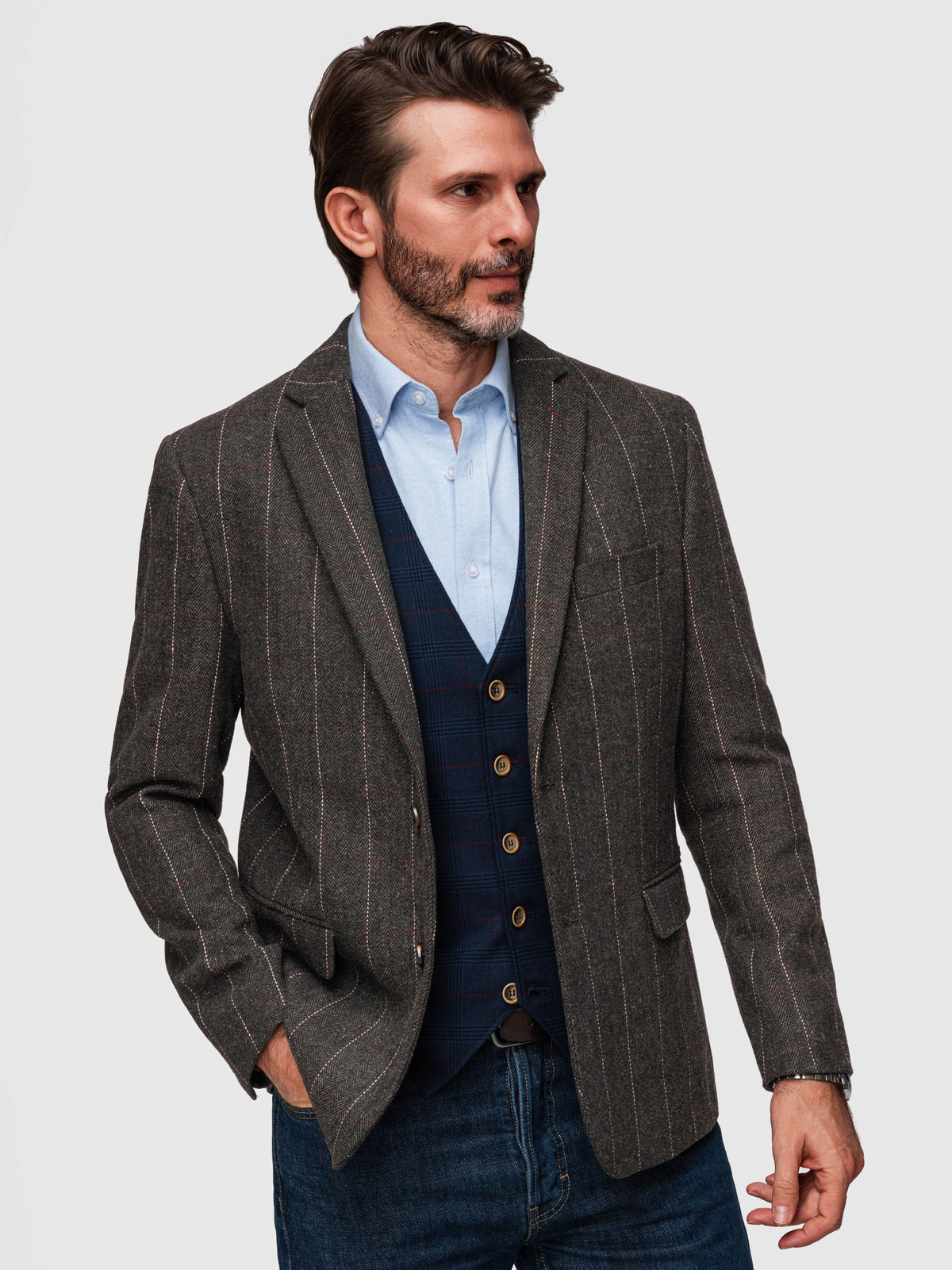 Jachetă Ombre – ușoară model