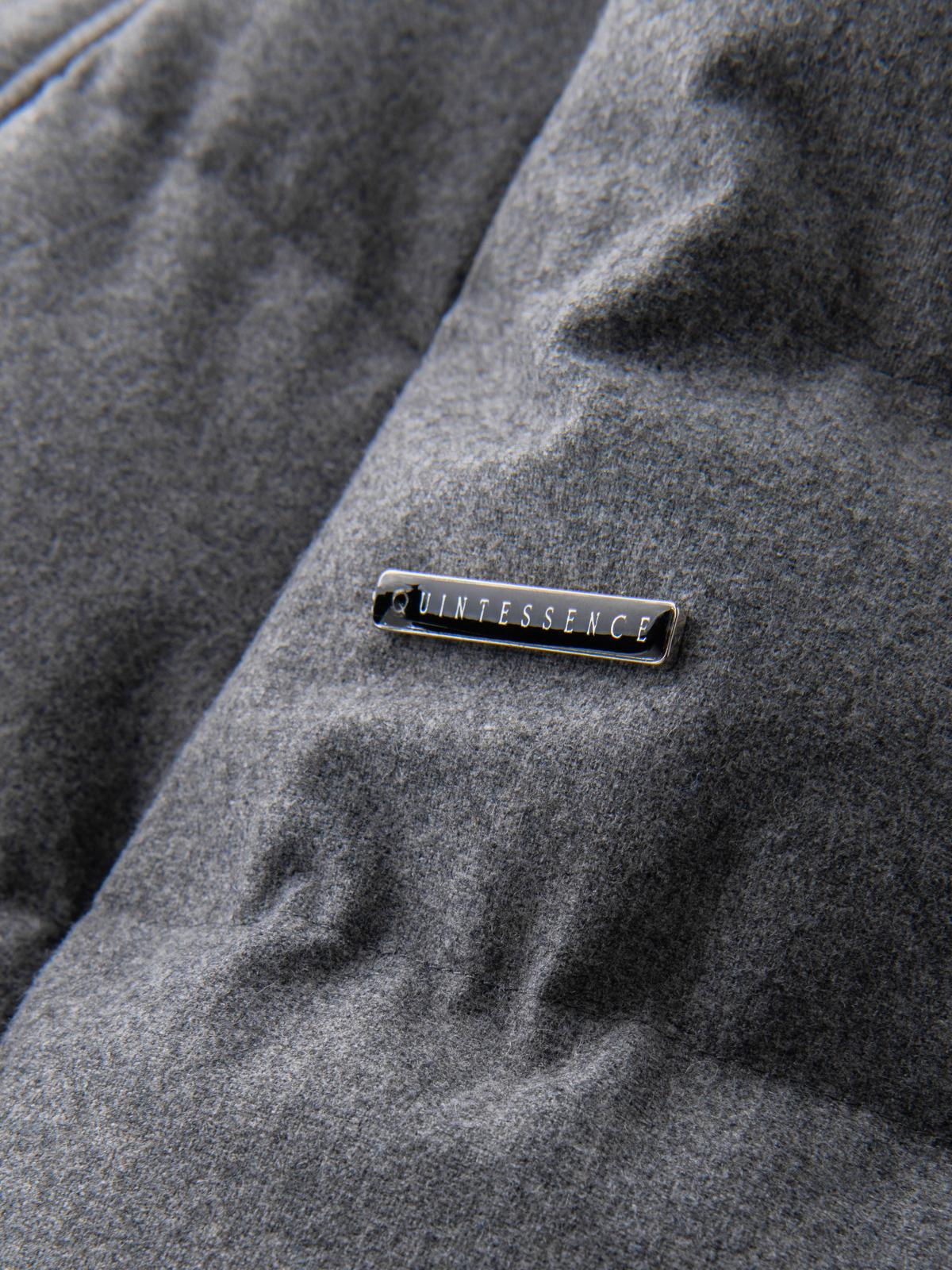 Ombre Men's lightweight jacket with mesh lining and hood - grey