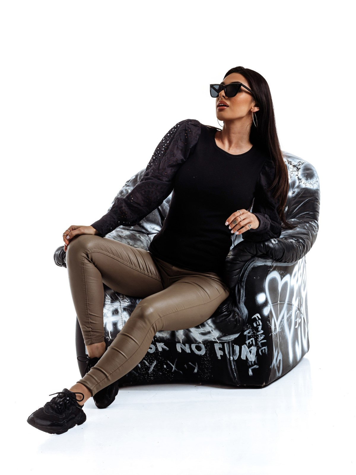 Edoti Women's blouse LL