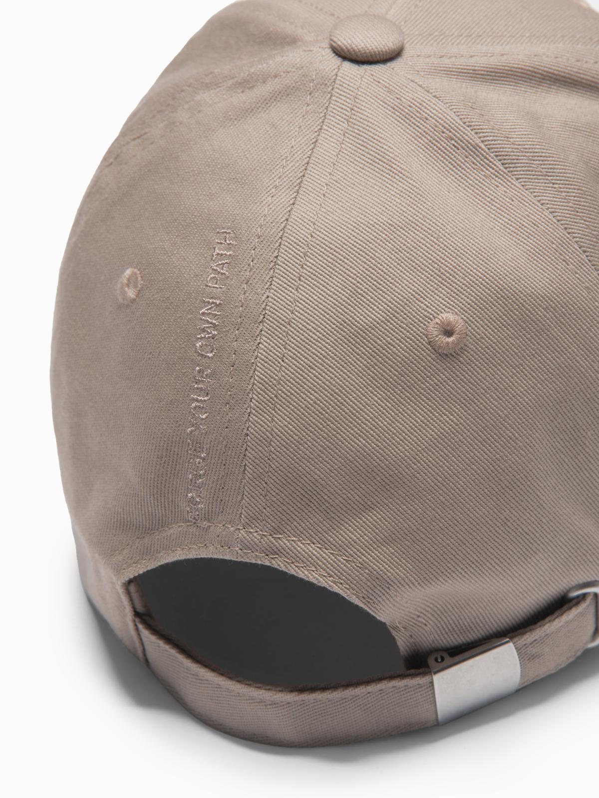 Ombre Men's baseball cap with decorative embroidery - ash