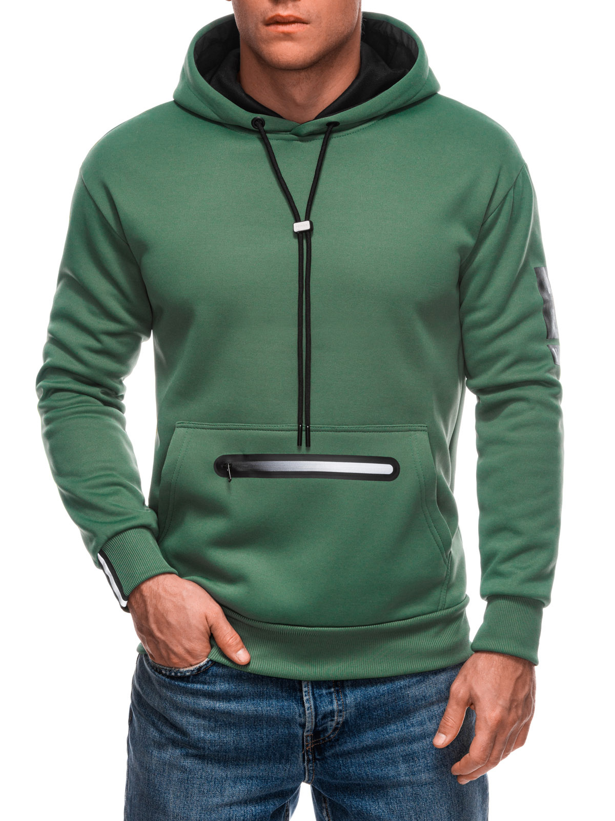 Edoti Men's zip-up sweatshirt