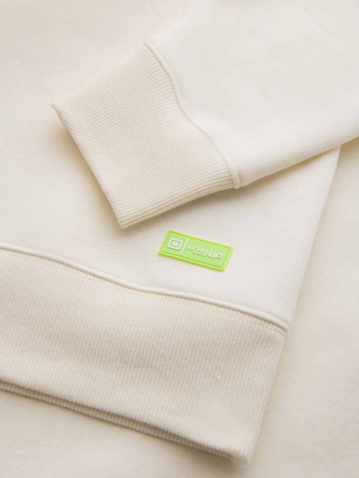 Ombre Classic unisex sweatshirt with round neckline - cream