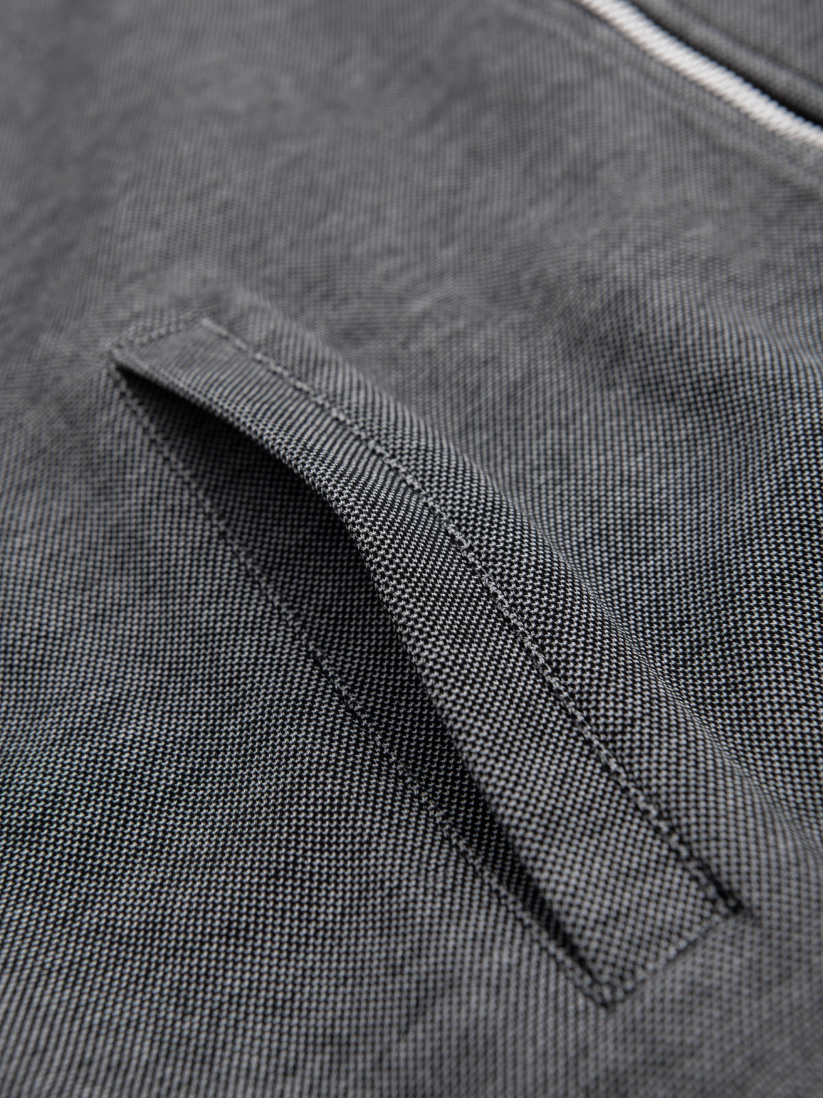 Ombre Men's pique knit bomber jacket - black