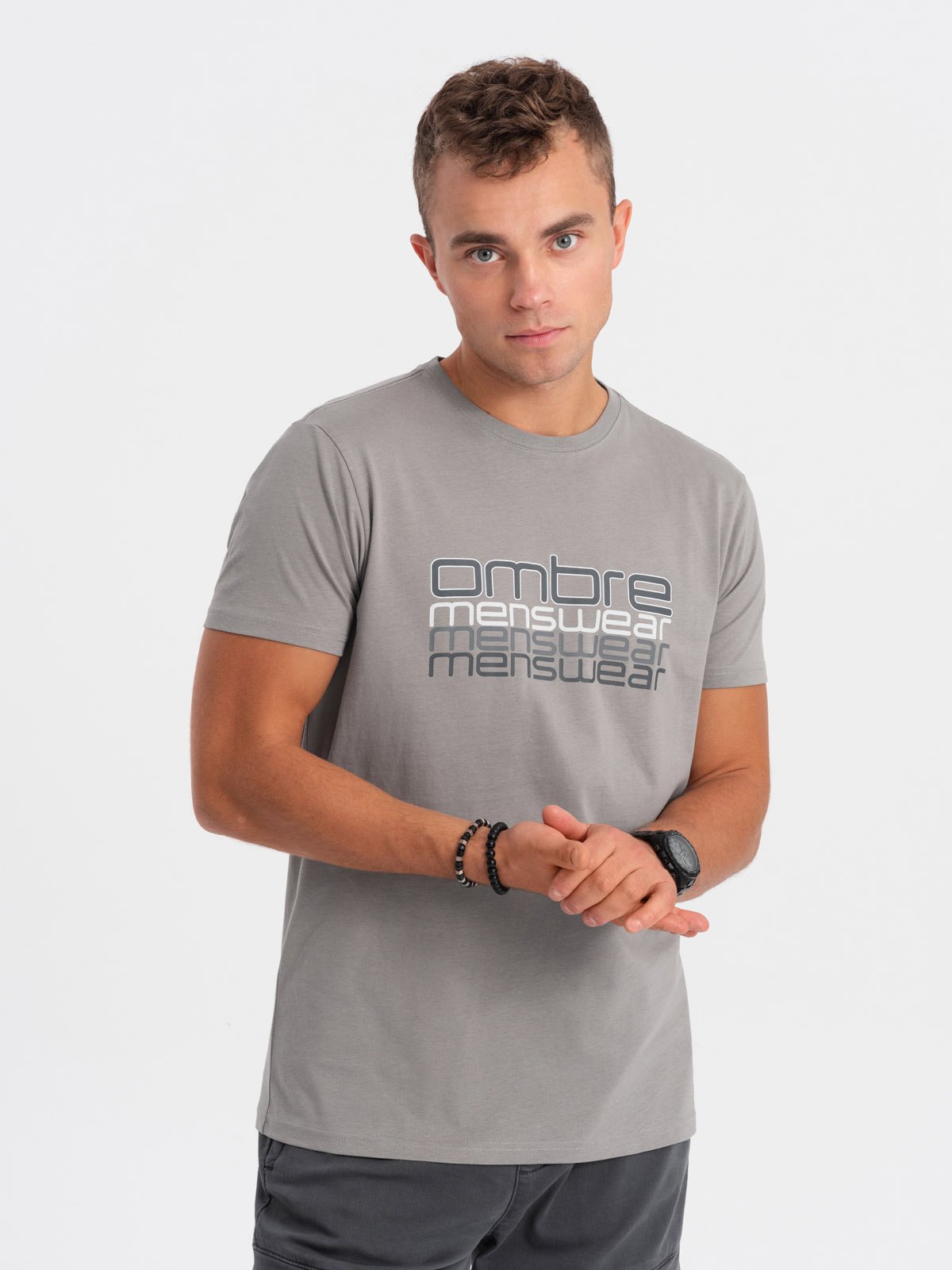 Herren-T-Shirt Ombre